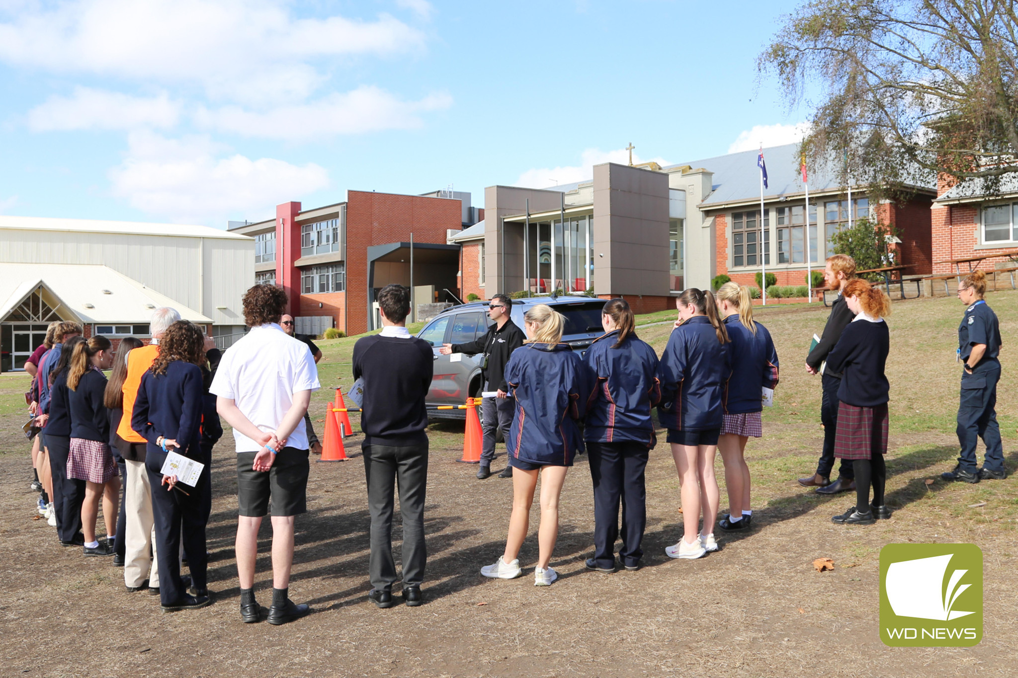 Important information: Mercy Regional College (MRC) students recently had a visit from RYDA, who shared various elements of road safety.