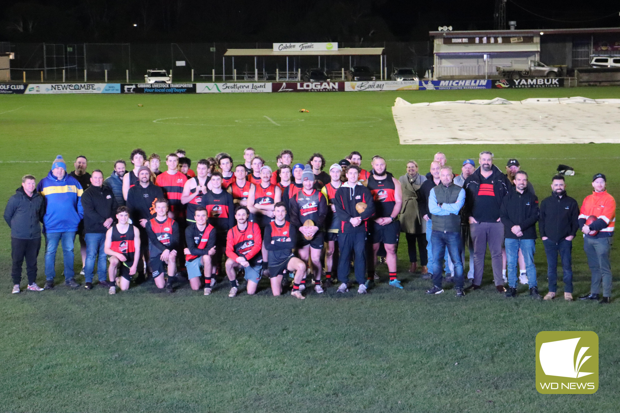 Oval upgrade completed: Thanks to financial support from Beach Energy and Corangamite Shire Council, Cobden Recreation Reserve has finished subsurface irrigation redevelopment which has vastly improved the quality of the oval.
