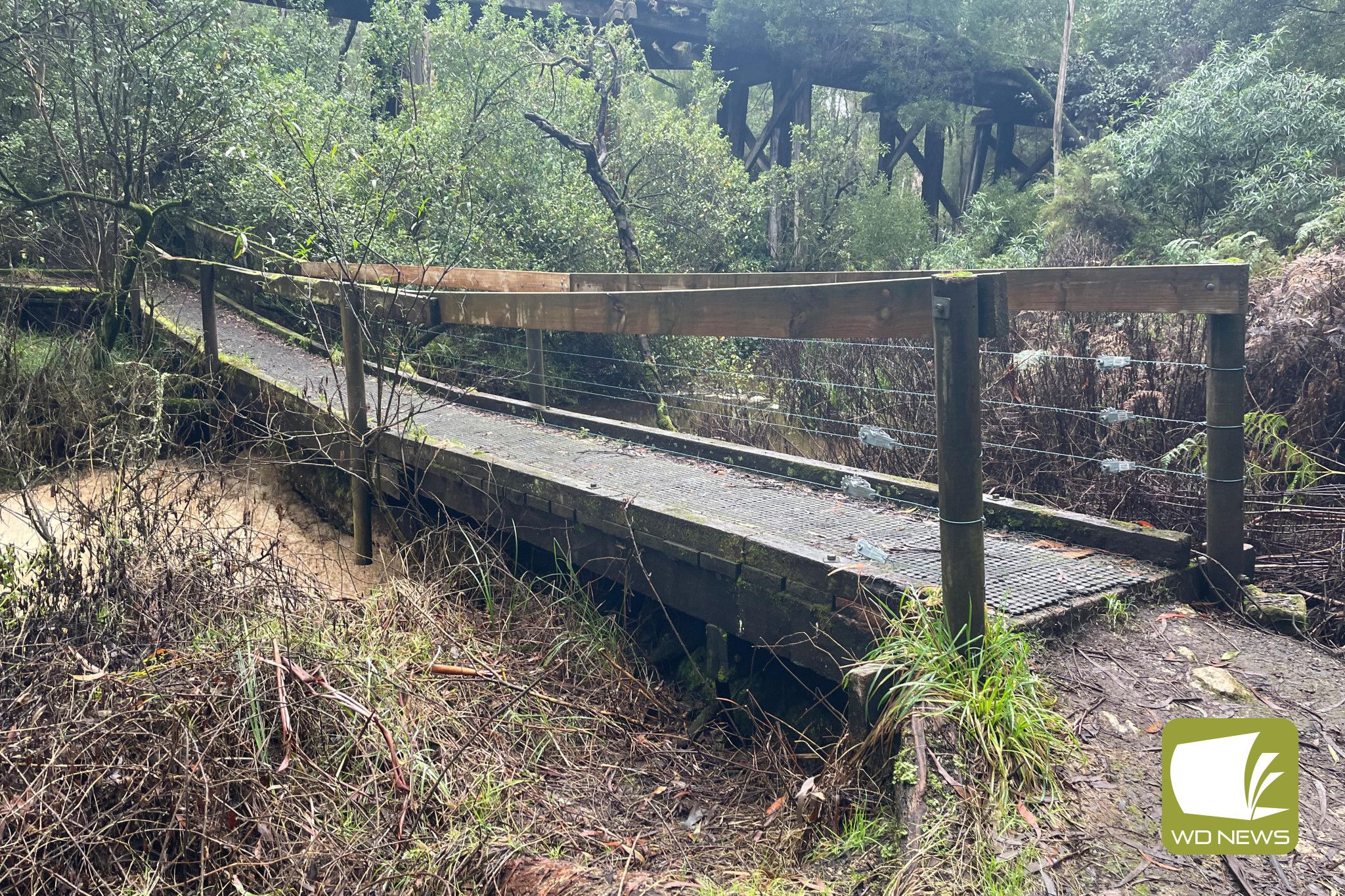 Works: Two bridges along the Camperdown-Timboon Rail Trail will be replaced next month, with the section expected to be closed for up to eight weeks.