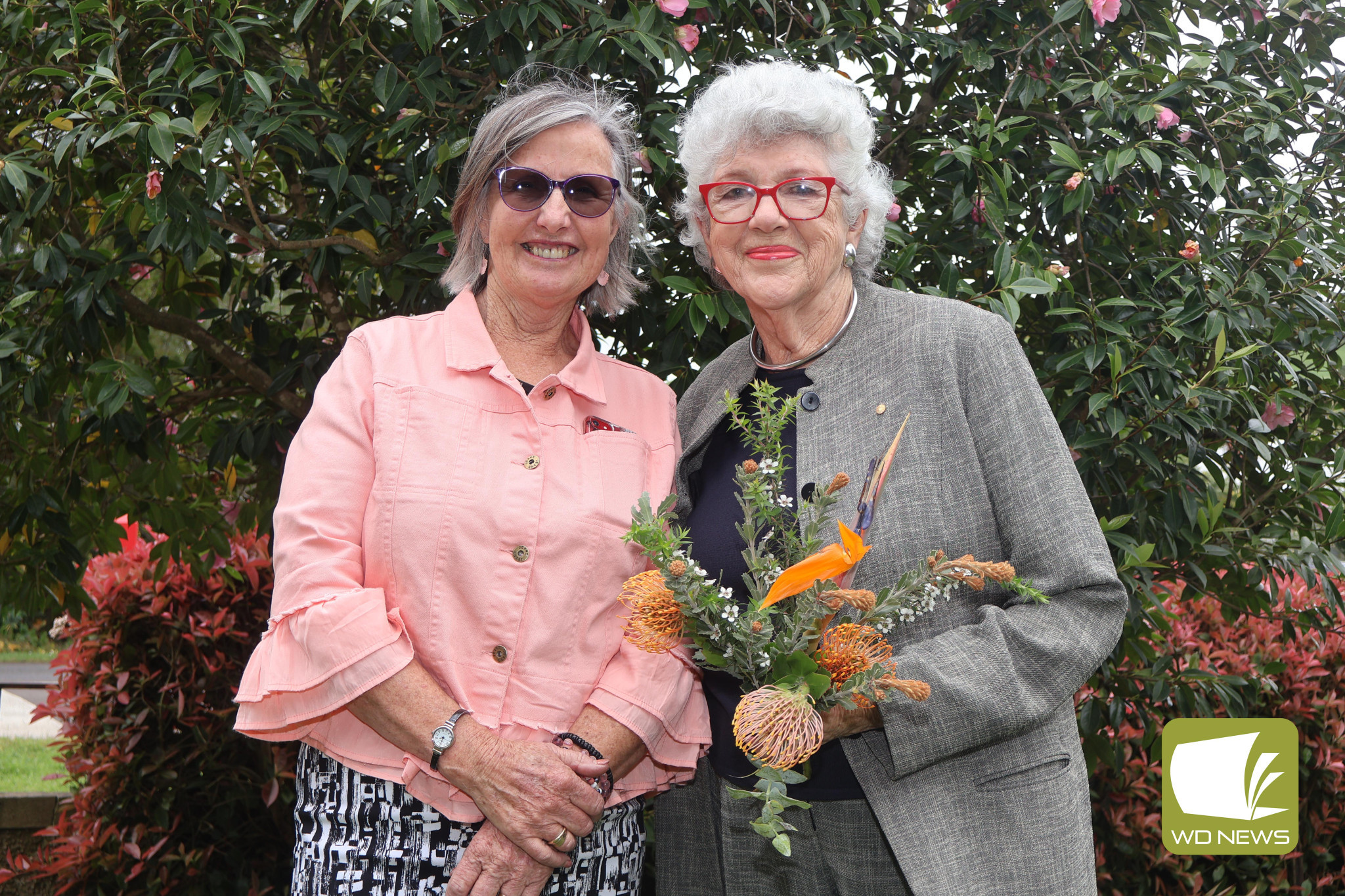 Historic: Jean Wood Memorial Musical Scholarship committee president Jo Kenna with Diana Allen OAM, who 40 years ago founded the scholarship in memory of her dear friend, Jean Wood.