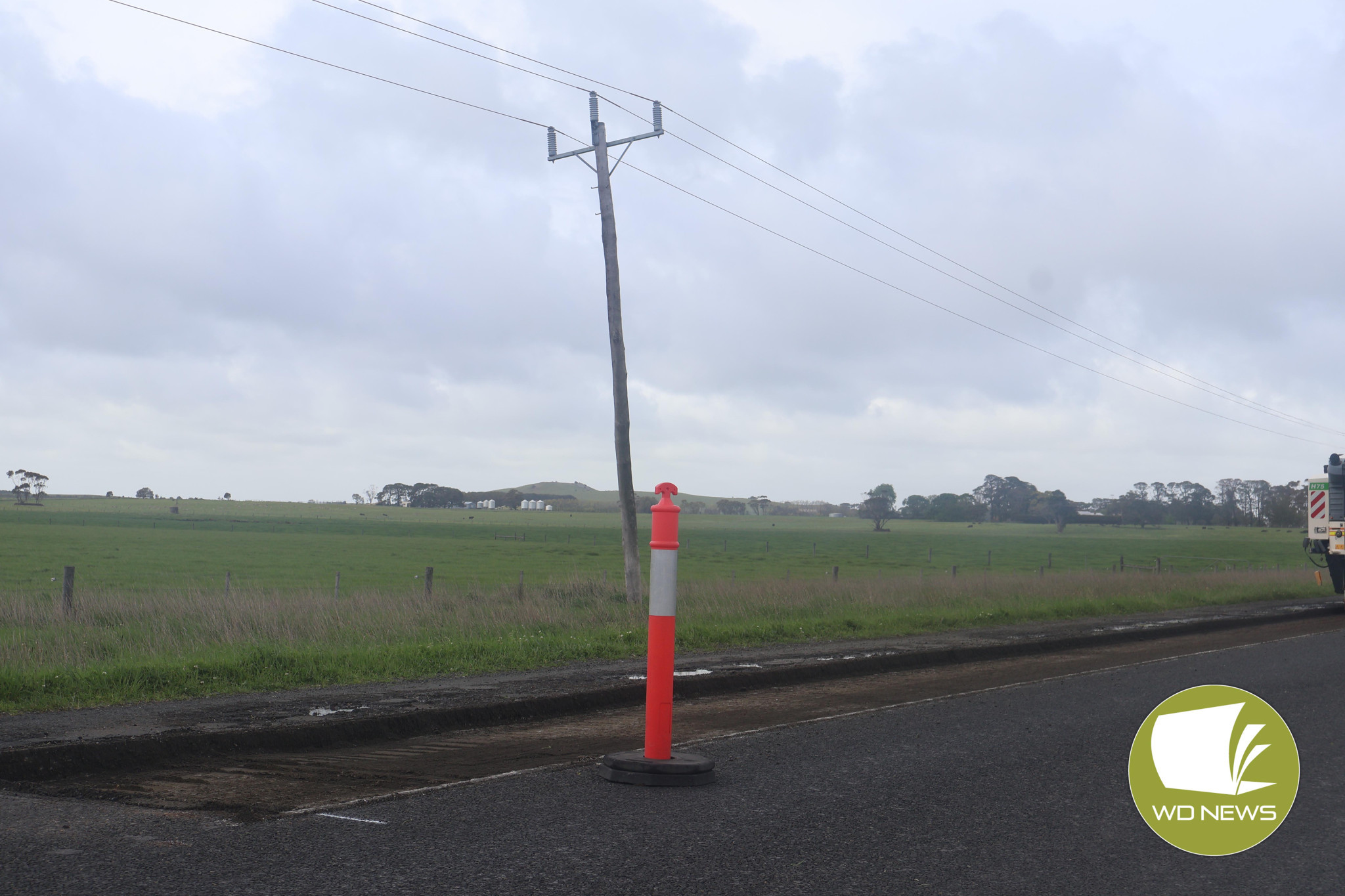 Repairs underway: Works have commenced this week to repair the Camperdown-Lismore Road.
