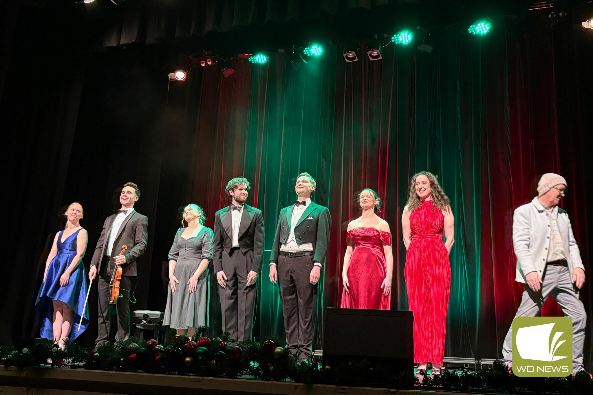 Golden age of theatre: Last weekend’s Christmas in July performances saw around 200 people enjoy a showcase of well-known 50s music.
