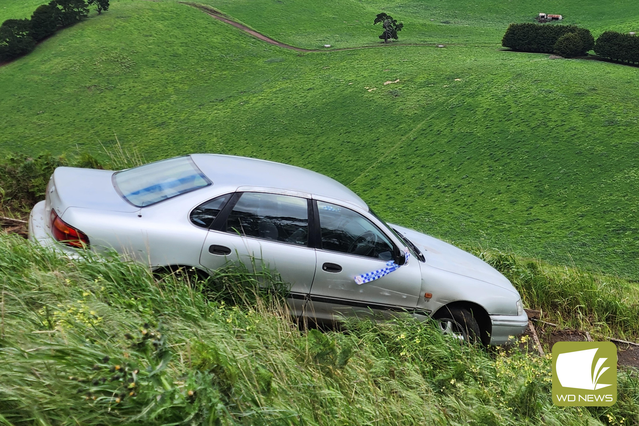 Lucky escape: Two males were lucky to escape injury following an incident on Mount Leura on Friday night.