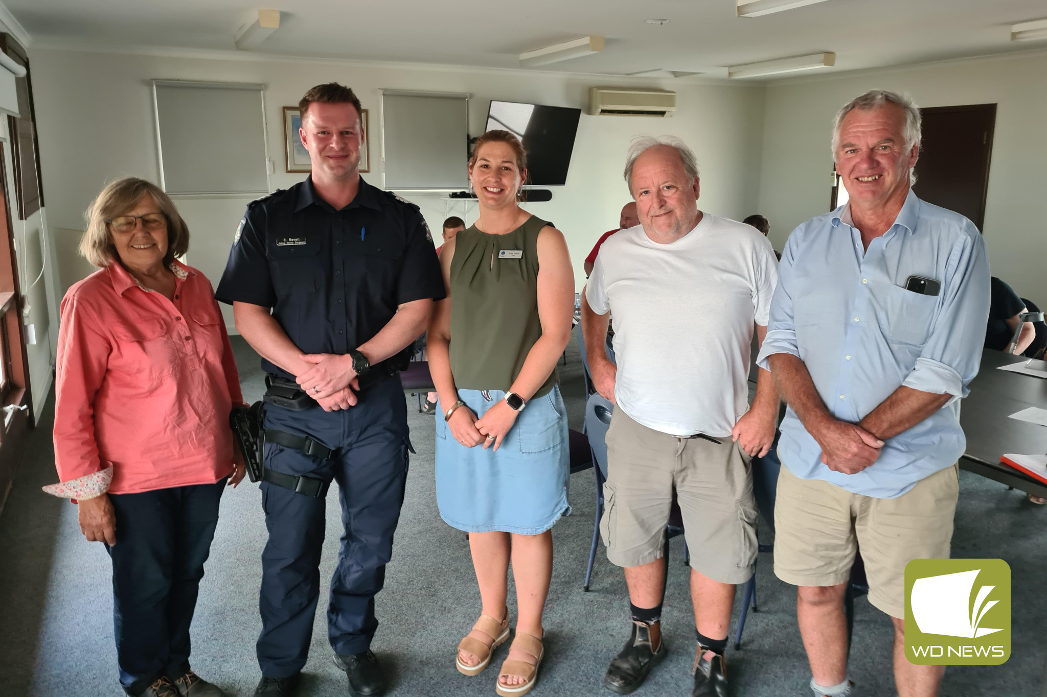 Community concerns: The Lismore Progress Association recently hosted community groups from Derrinallum and Lismore at a meeting to discuss the recent crime wave in the area.