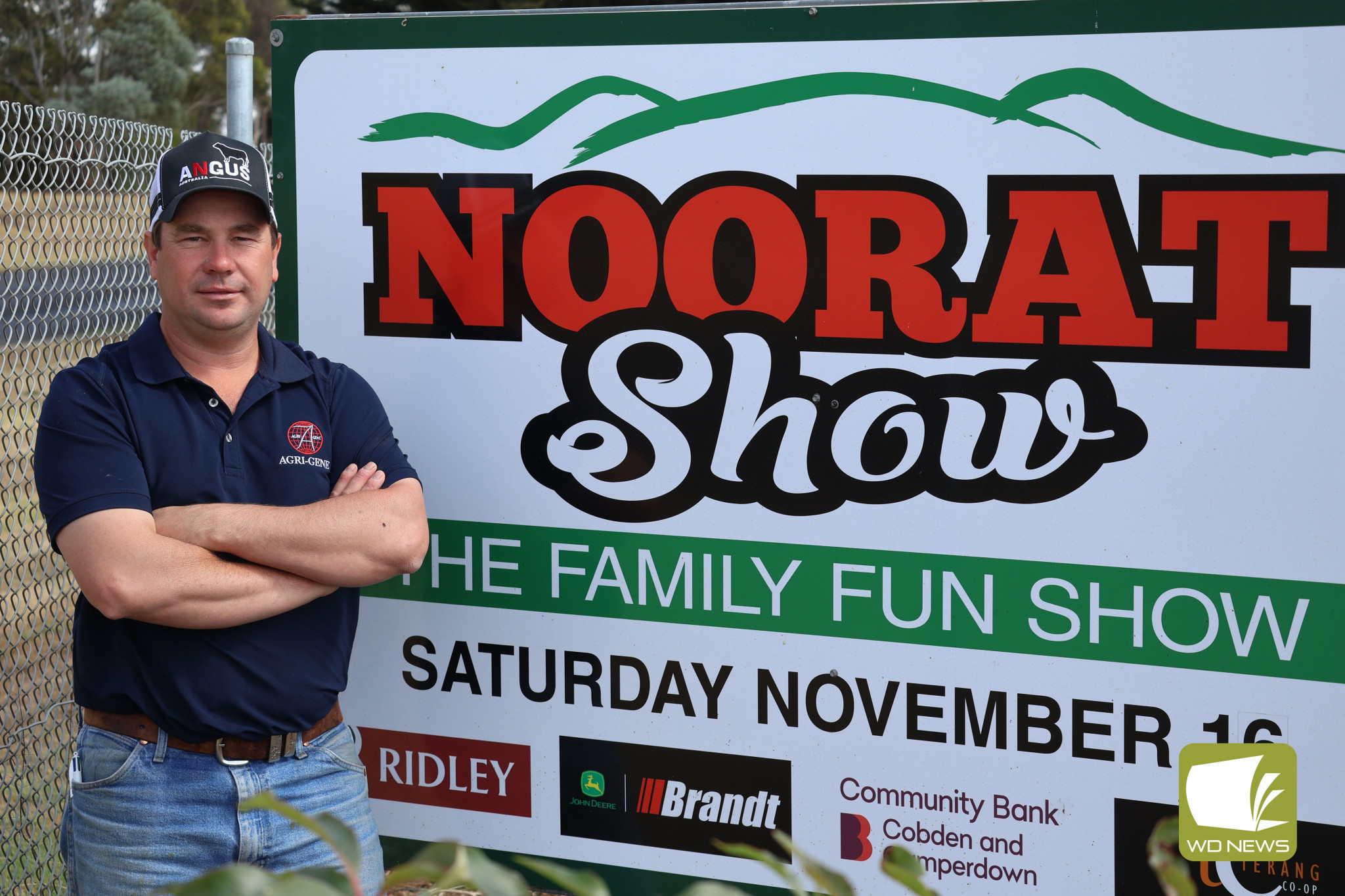At the helm: Noorat’s Rob Onley has been elected as the newest president of the Noorat Show.