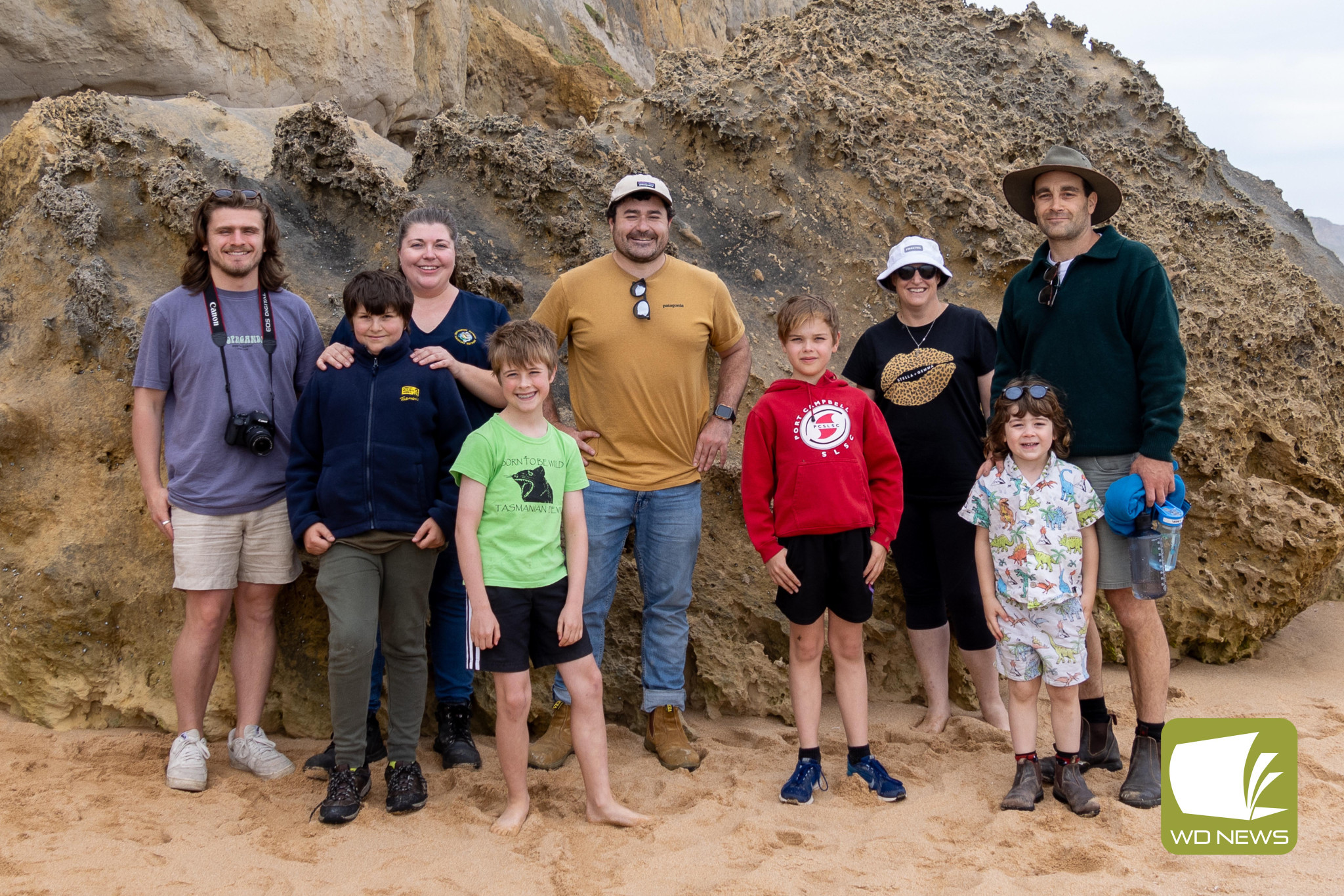 Something for everyone: Heytesbury District Landcare Network is a community-based organisation which handles many environmental-related projects in the district, including leading events such as learning about fossils at the 12 Apostles as pictured.