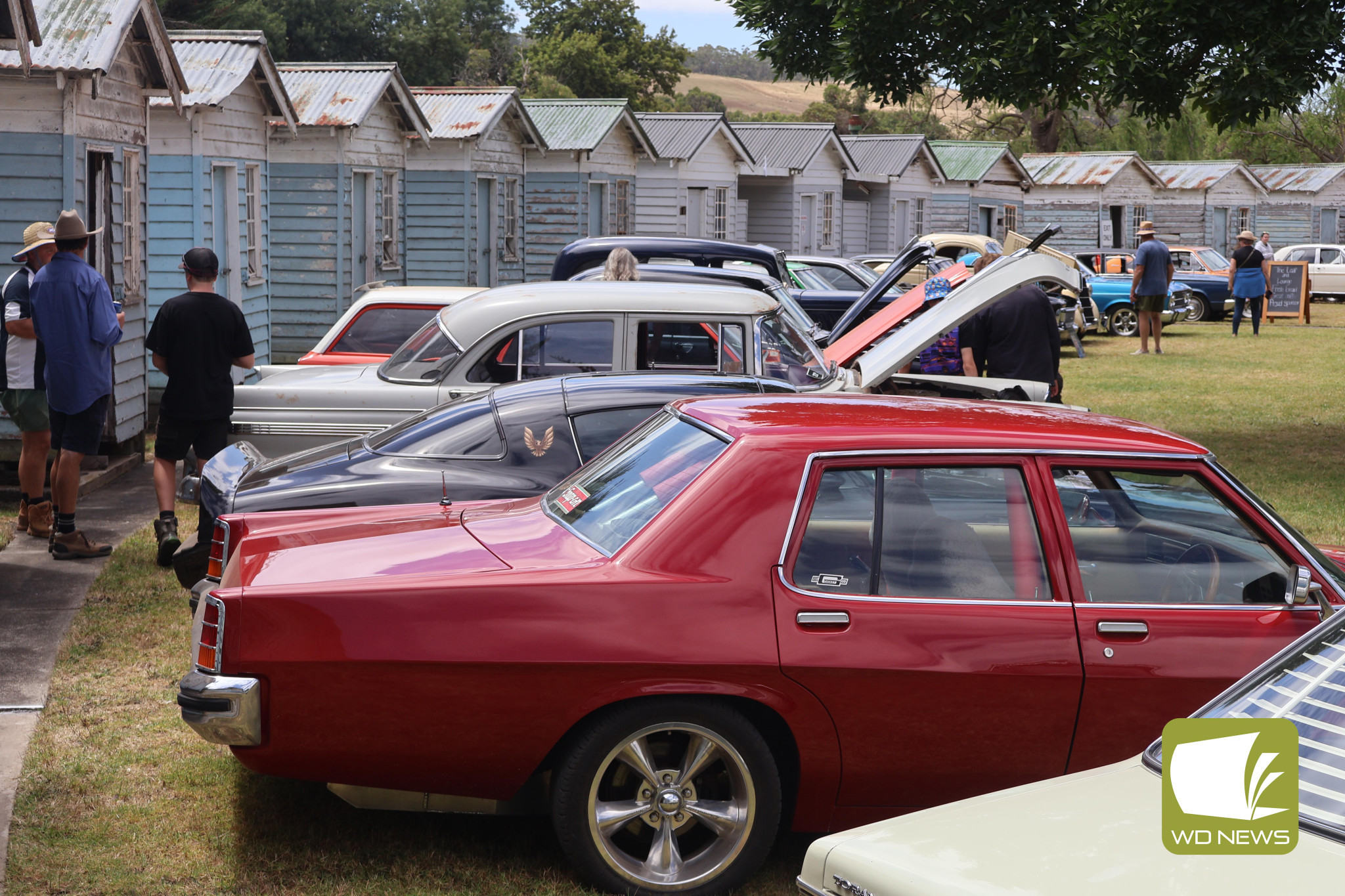 This year’s annual Prison Break Weekend moved the vehicle display inside the former Cooriemungle Prison Camp, which proved a hit with attendees.