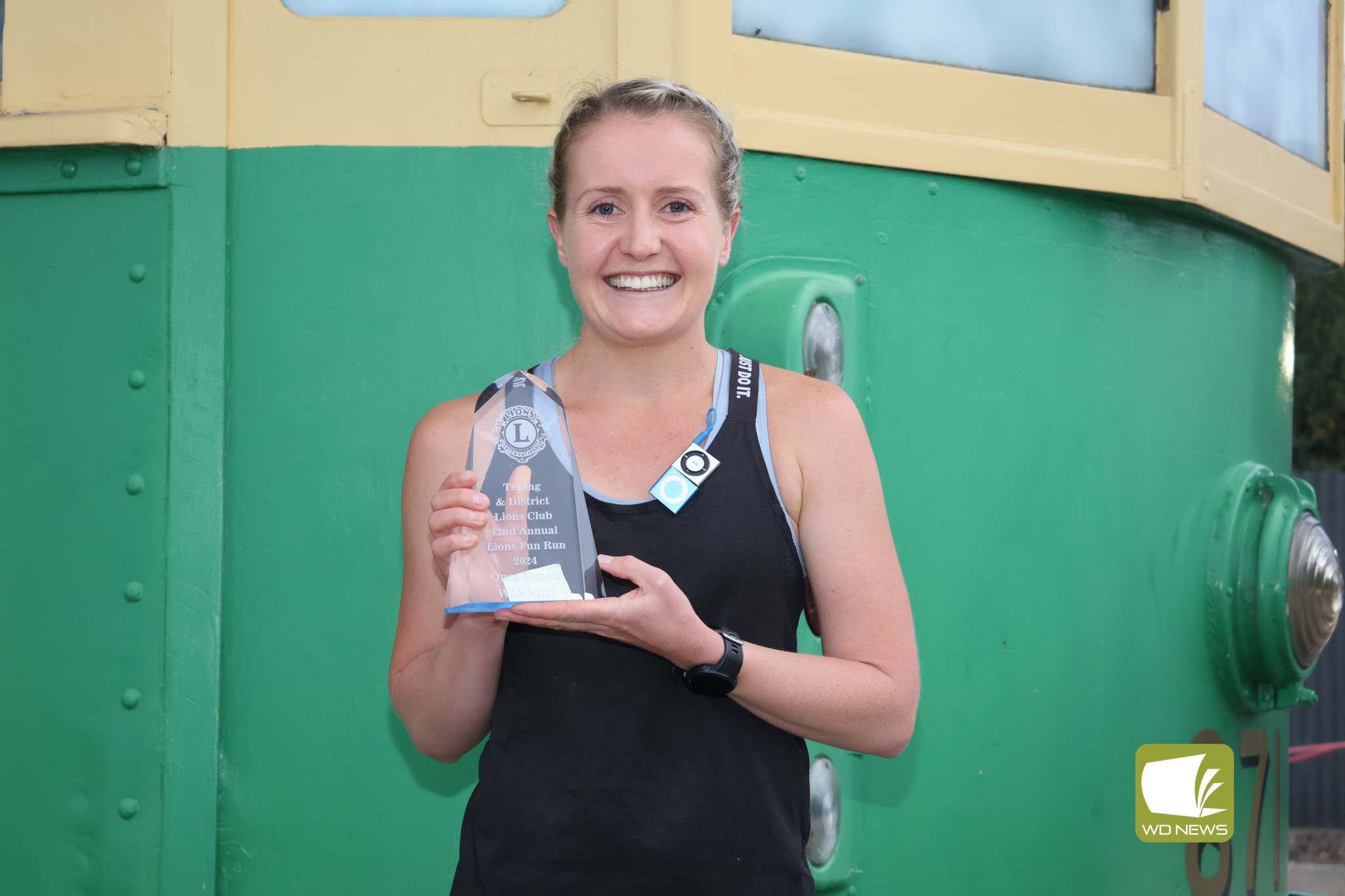 Camperdown’s Elle Price claimed her third fun run victory, and second in the last two years.