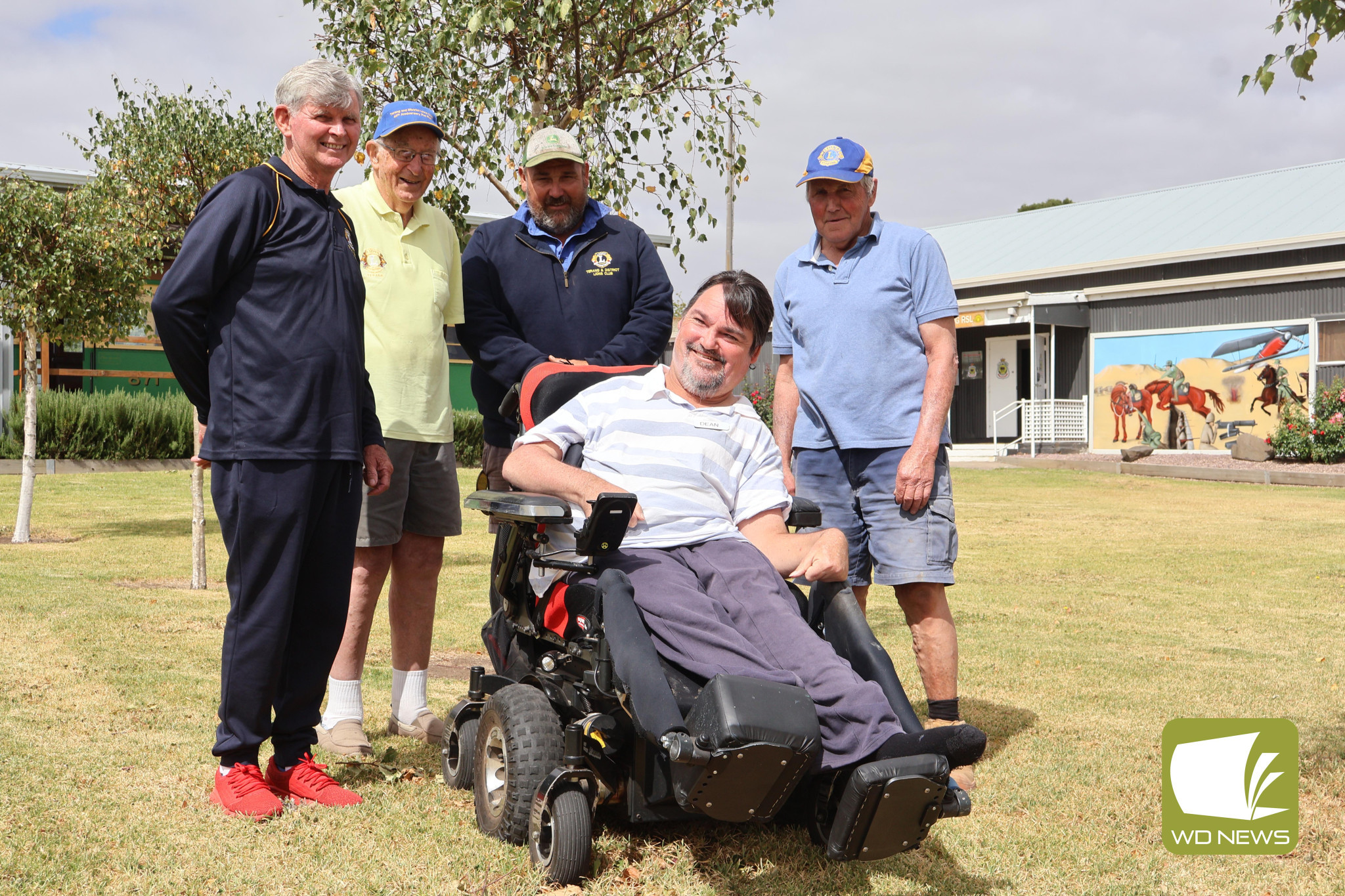 Well deserved: Terang’s Dean Saunders has been named the first ambassador for the Terang and District Lions Club’s annual Noorat to Terang Fun Run and Walk, which will this year include an all-abilities section for the first time.