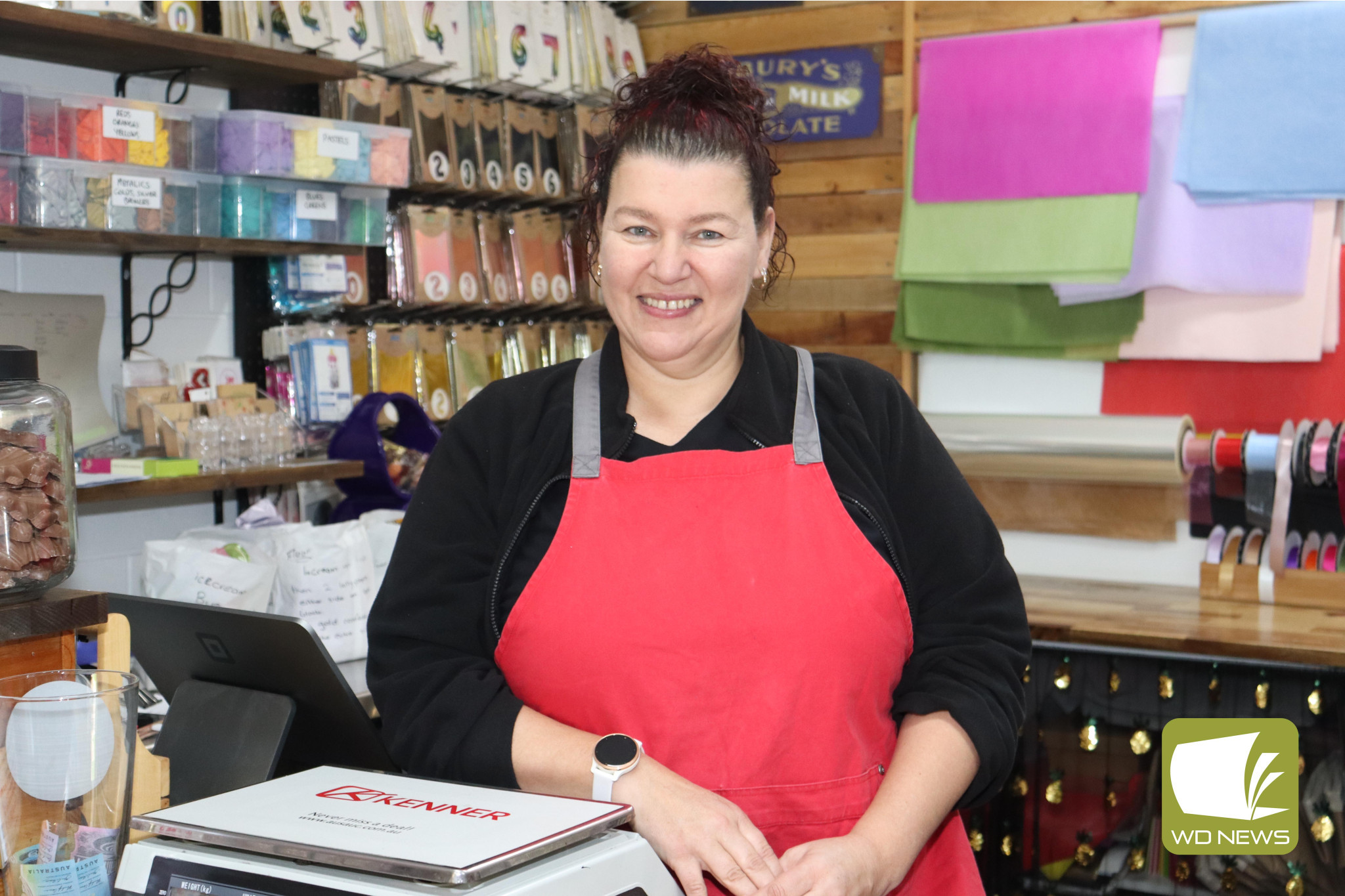 Sweet goodbye: Little Bit of Sweet owner Michele Frantantaro is stepping back from the storefront and selling her lolly business to focus more on catering and parties.