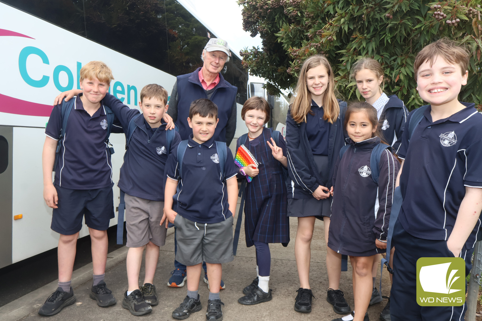 Farewell: Beloved Cobden Coaches bus driver Barry Coverdale is preparing for retirement at the end of the year, after a career which has spanned 52 years