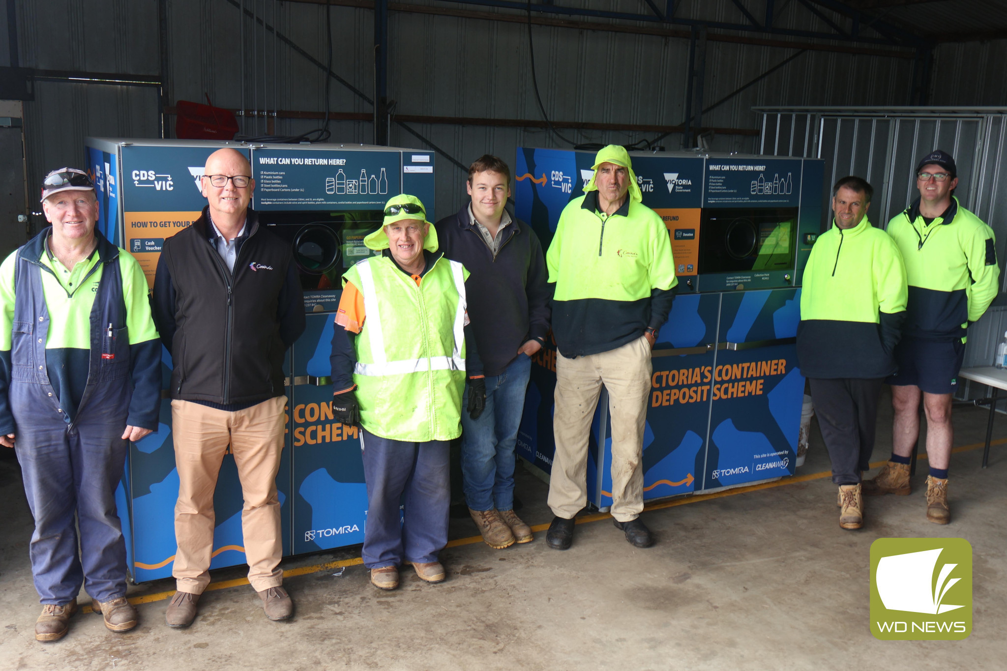 Doubling up: The rollout of Victoria’s container deposit scheme has been so successful in Teramg that a second reverse vending machine was added to the site last week. While the community has shown a strong inclination to recycle their used materials, the success of the scheme is also a credit to the hard work of Cooinda participants.