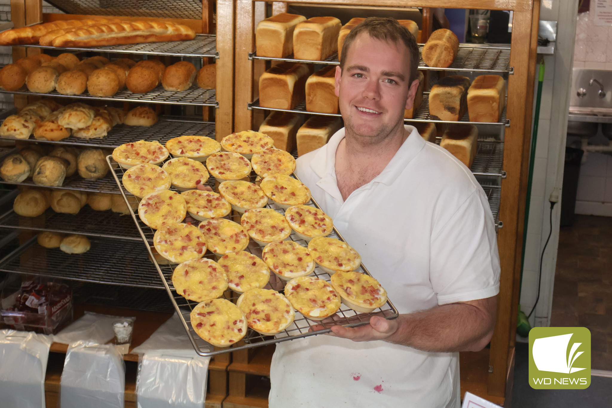 Congratulations: Terang Country Bakery co-owner Brad Burkitt has been selected to represent Australia in the return of a much-loved international baking competition next month.