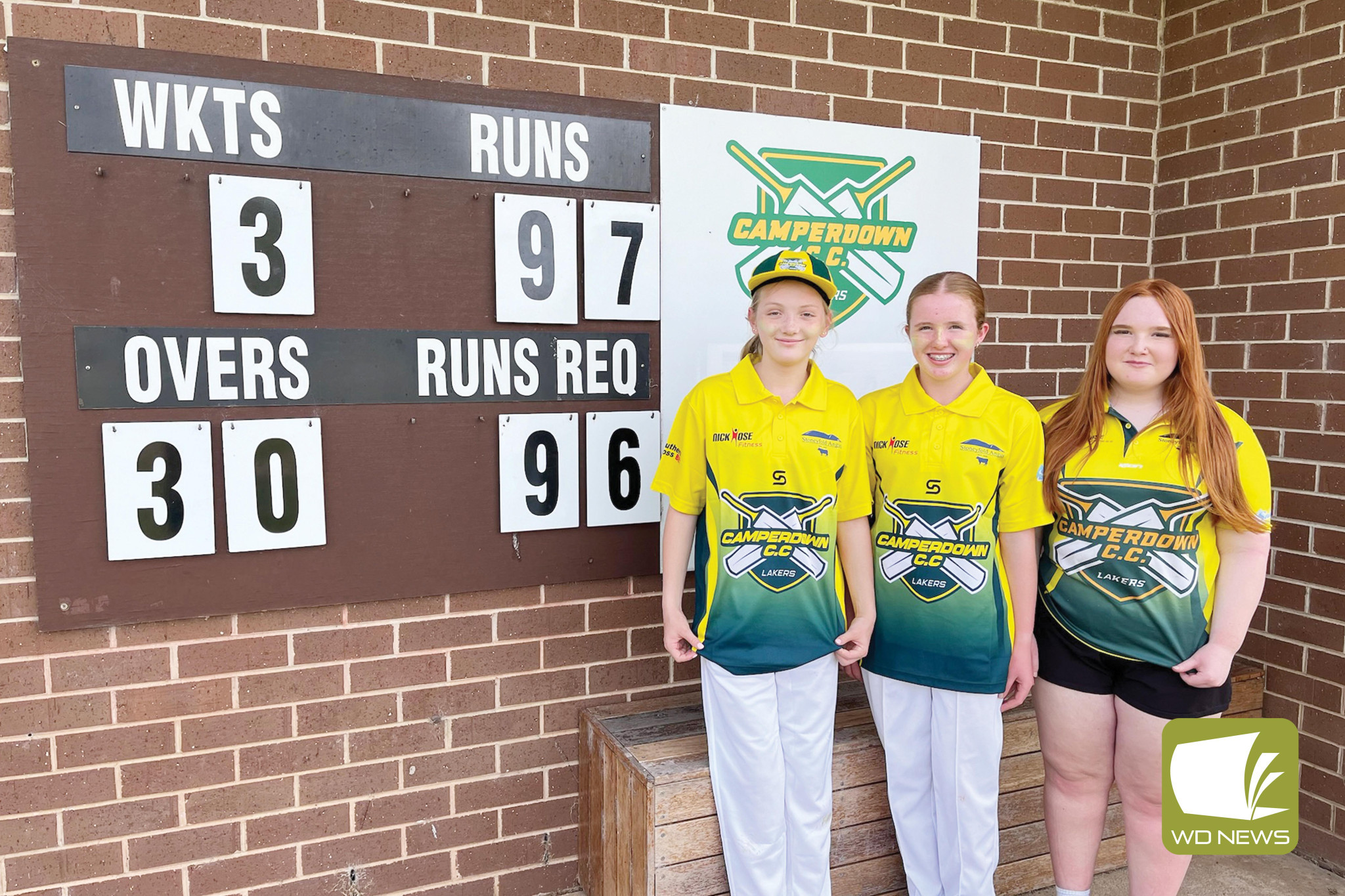 Daisy Courtney, Maddison Fisher and Ella Riches made their senior debuts for Camperdown’s division three side last Saturday.