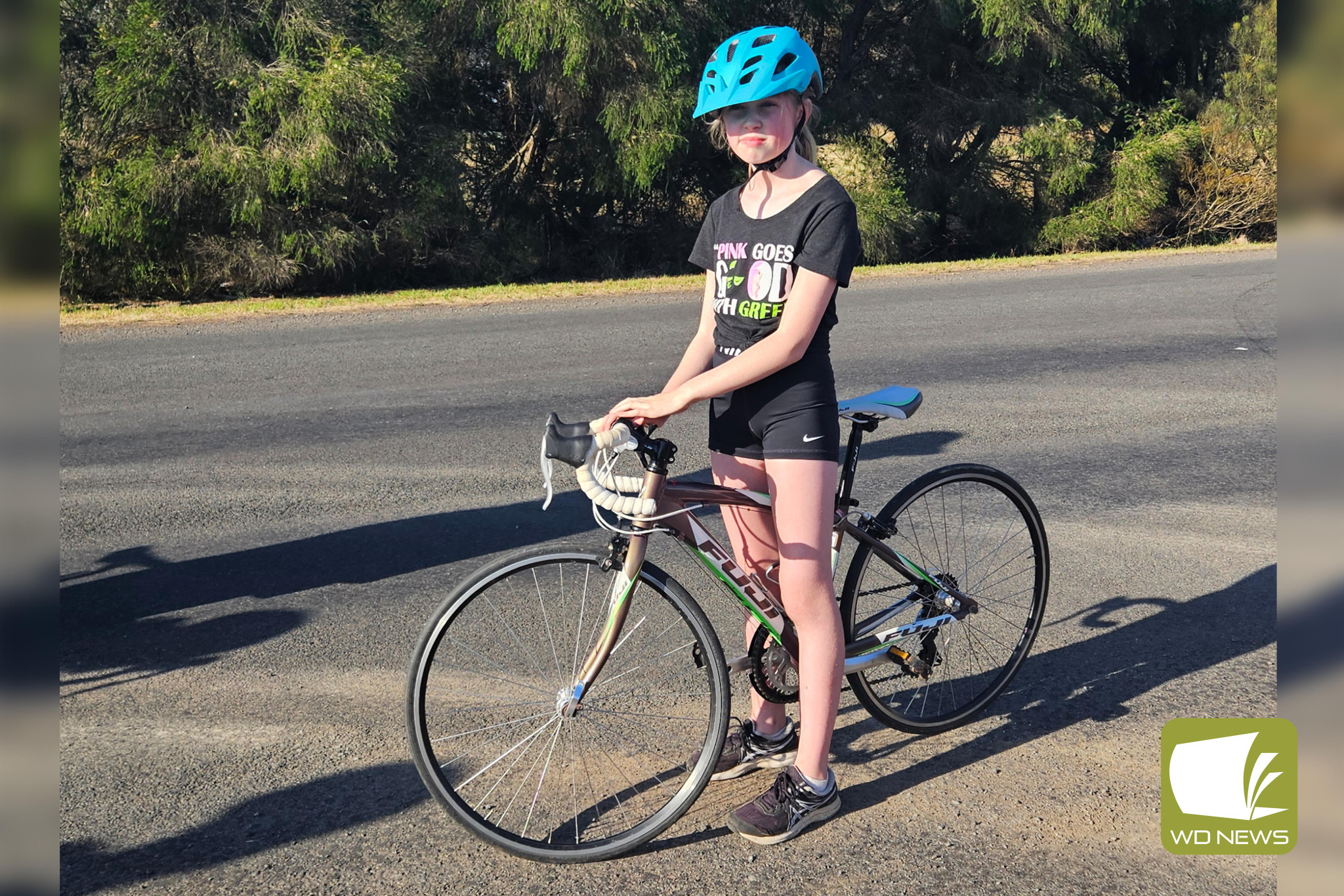 Izzy, winner of race nine at Camperdown cycling.