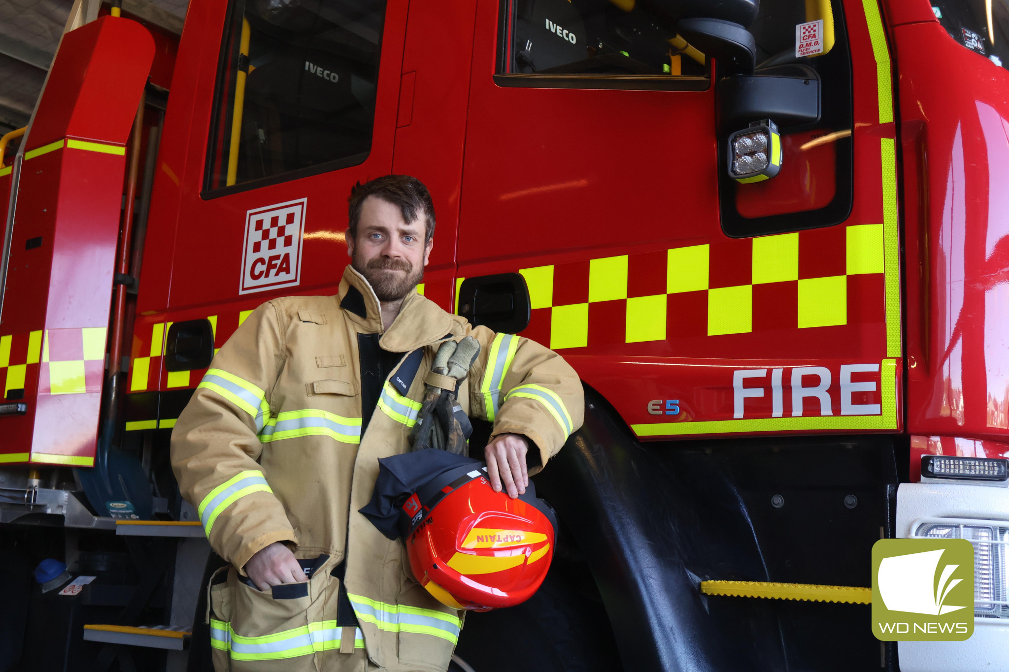 Something for everyone: Terang Country Fire Authority brigade captain Ash Miller is among the 52,000 members in the ranks who are being celebrated this week as part of National Volunteer Week.