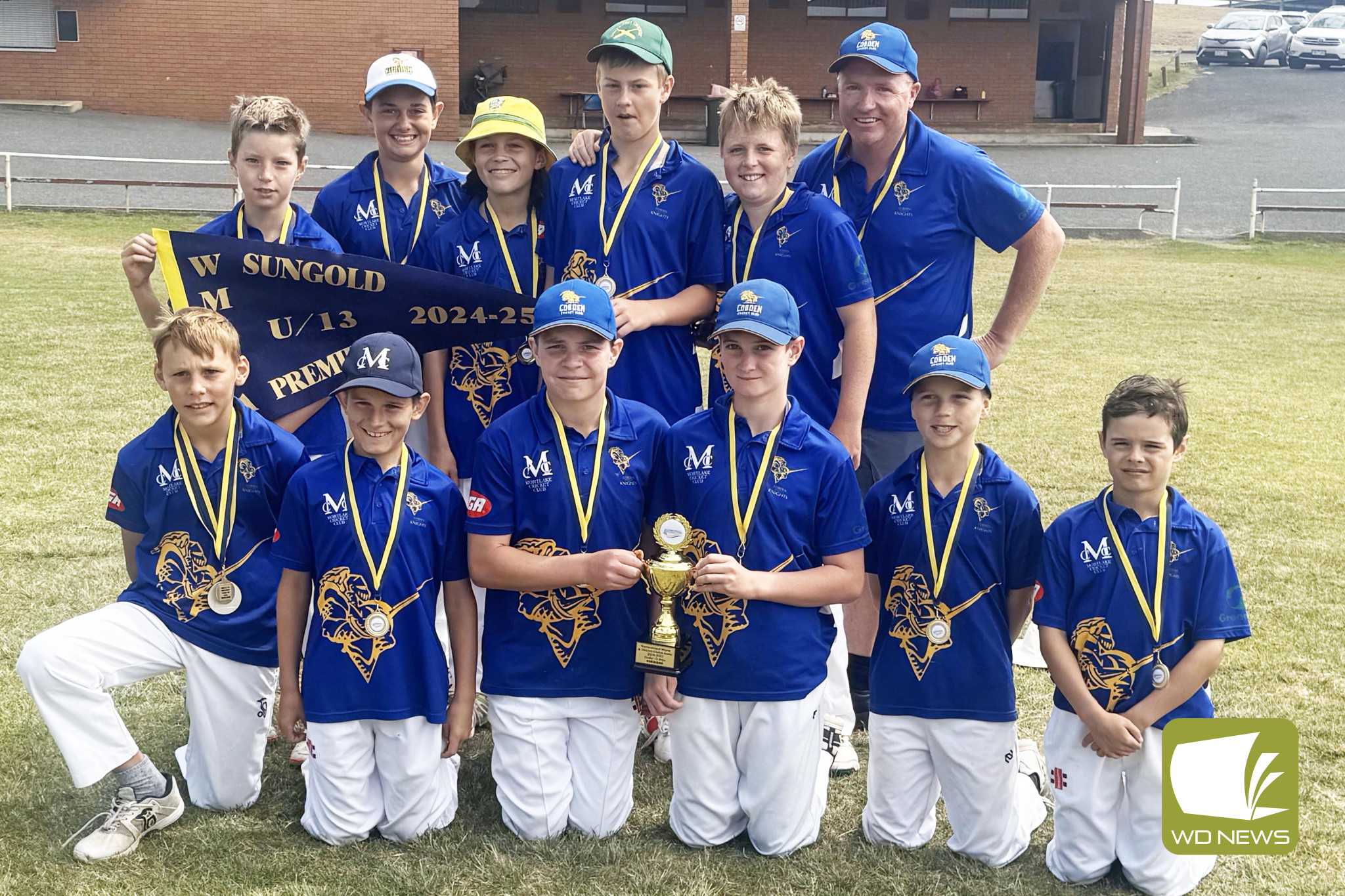 Under 13 premiers in the Warrnambool Moyne competition, Mortlake Cobden.