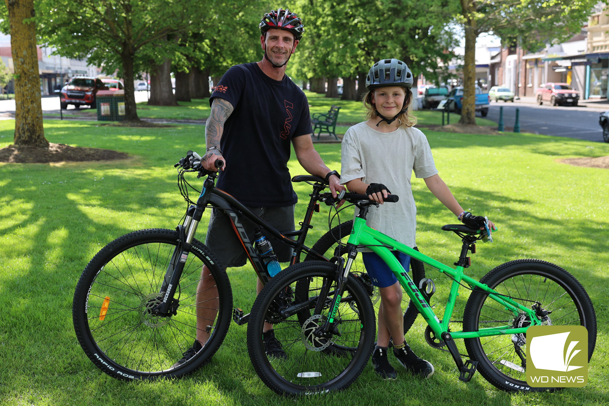 Bentley Currell and dad Gus are now training in preparation for their ‘Ride for Cancer’ next year.