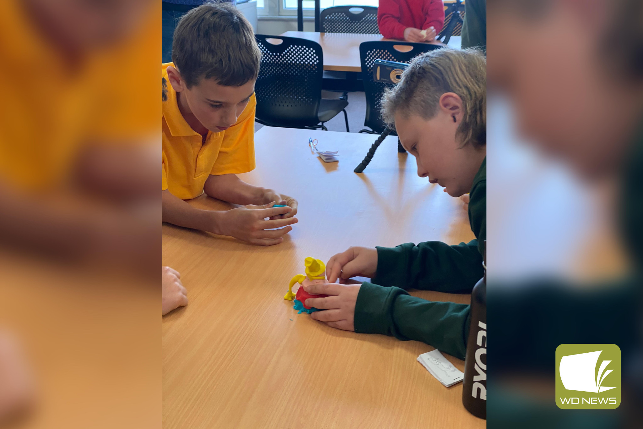 Exploring STEM: Students got to explore various aspects of the STEM field, including having a go at making their own stop-motion animation films.