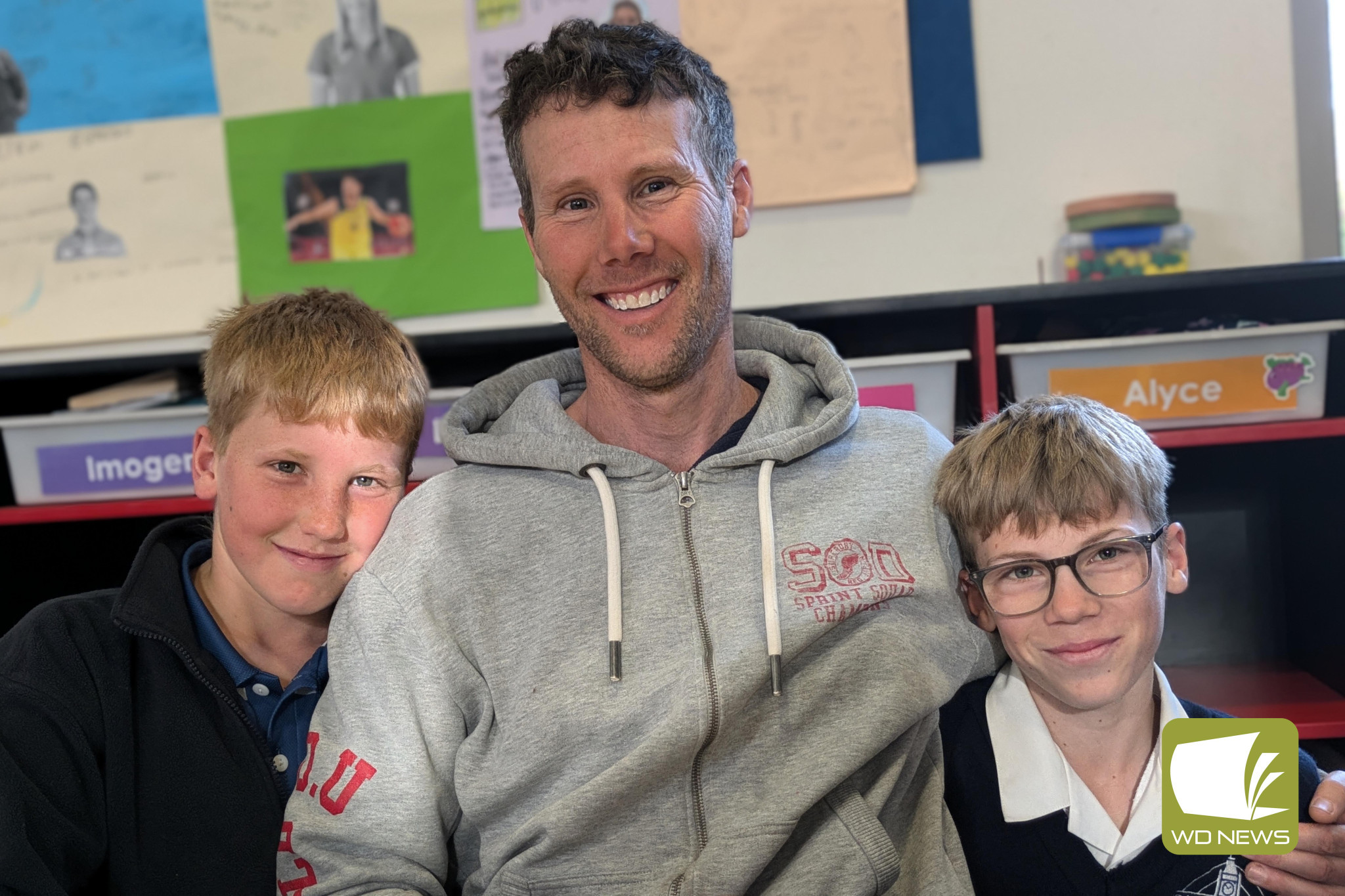 All smiles: Camperdown College held its annual Father’s Day stall last Friday in the lead-up to Father’s Day.