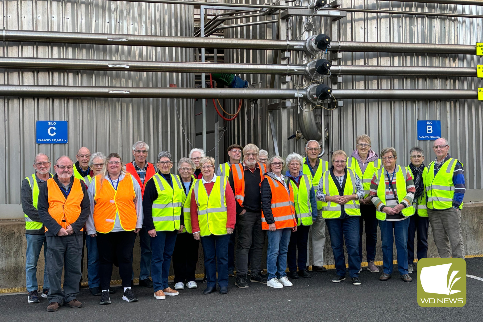 Learning: U3A Corangamite members enjoyed a tour of Fonterra Cobden recently.