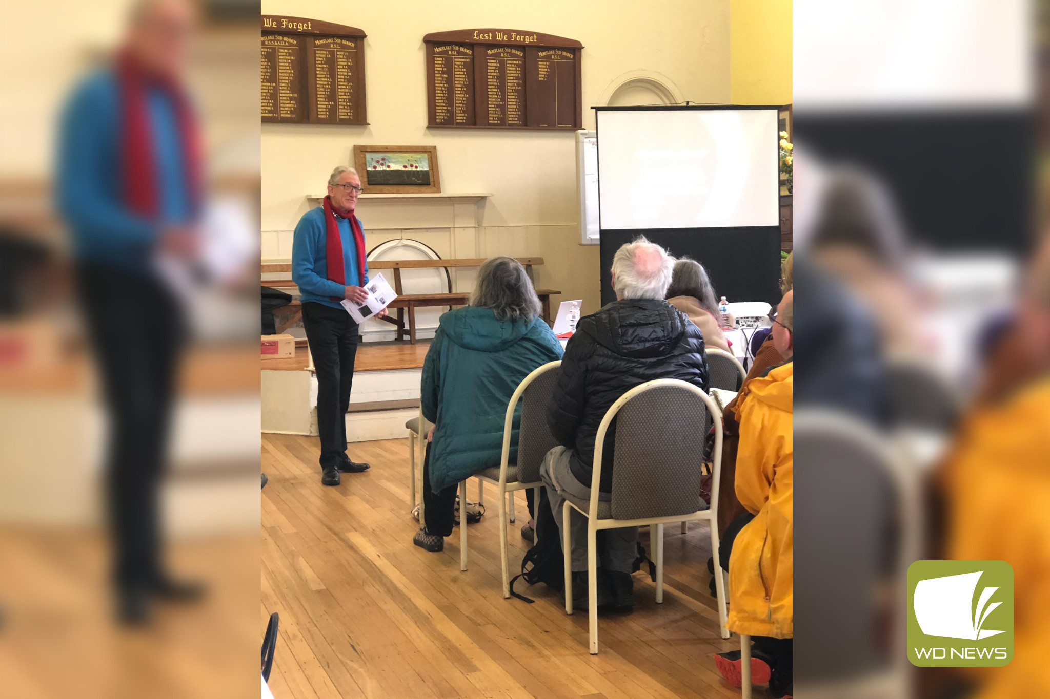 Seminar held: Dr Richard Broom was among the speakers at a seminar in Mortlake over the weekend which explored the history of the region.