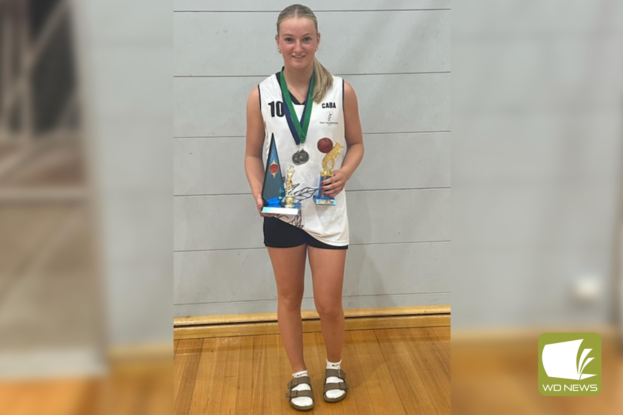 Camperdown’s Indiana Cameron has had a great season on the basketball courts across the district, bringing home three premierships and a swag of awards.