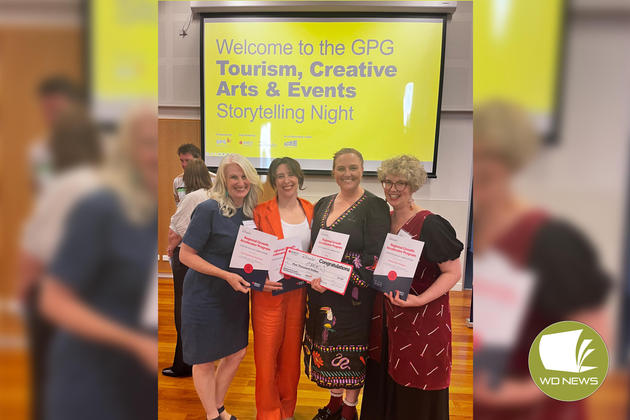Trailblazing: Entrepreneurs Shelley Knoll-Miller (from left), Sarah Freeman, Annie Johnstone and Caitlin Wurlod are keen to show creative industries can make a positive economic difference in the south west.