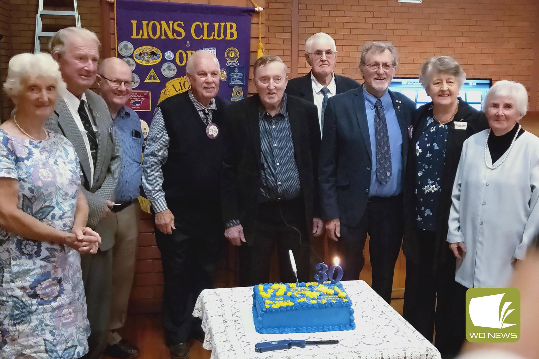 Milestone: Simpson and District Lions Club members, past and present, gathered to celebrate 30 years since its charter was formed.