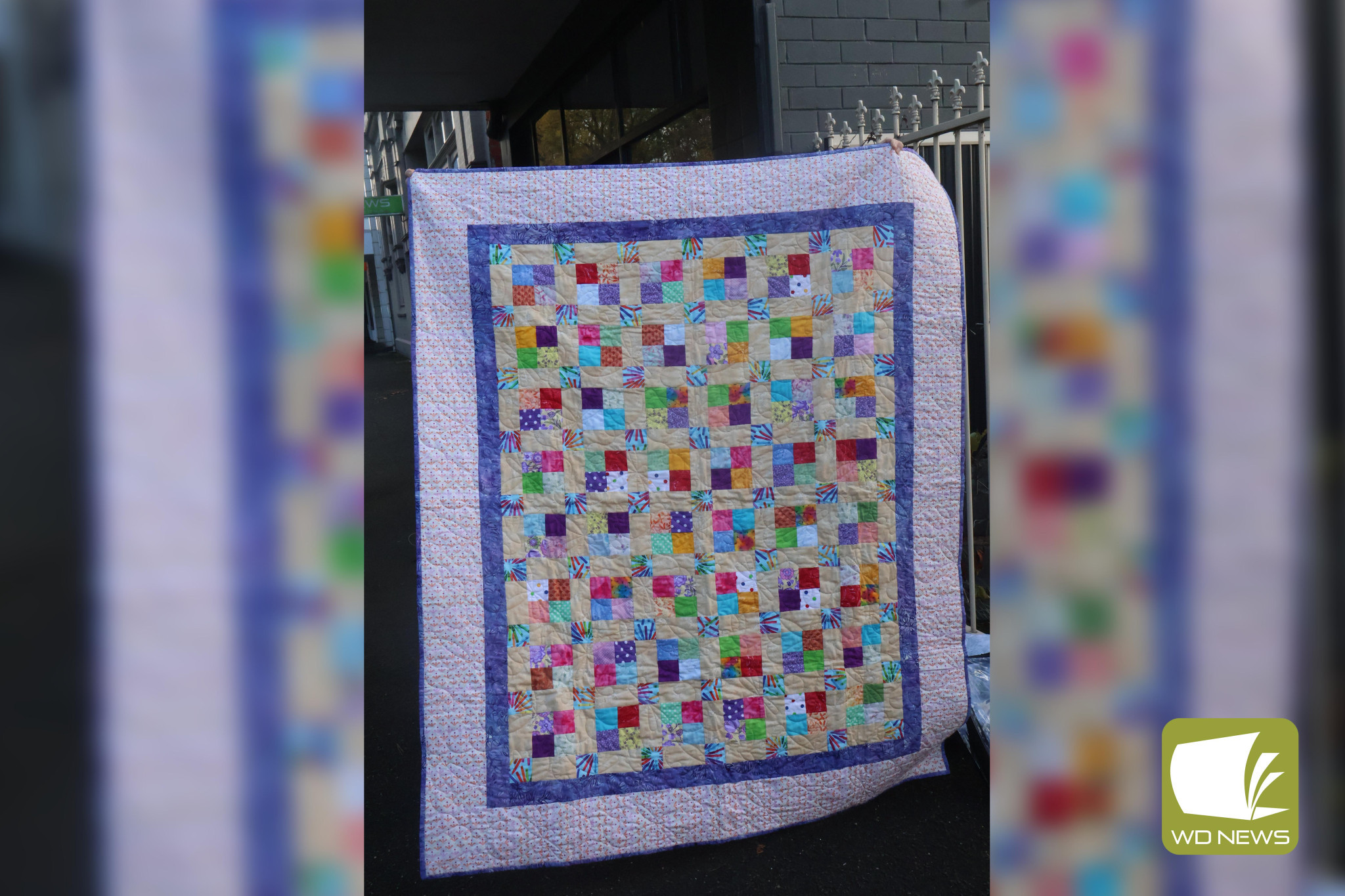 A warm prize: Residents entering the Lions Club of Camperdown’s fundraising raffle could win a quilt to fight off the early spring chill.