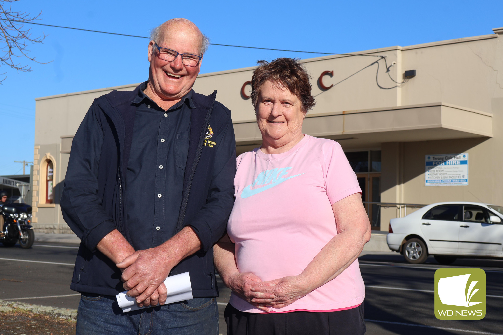 Peace of mind: Terang and District Lions Club member Wayne Saunders and volunteer dermoscopist Maureen Noonan have urged the community to book in for free skin checks when the Lions bring the Mobile Skin Check and Awareness Unit to Terang next month.