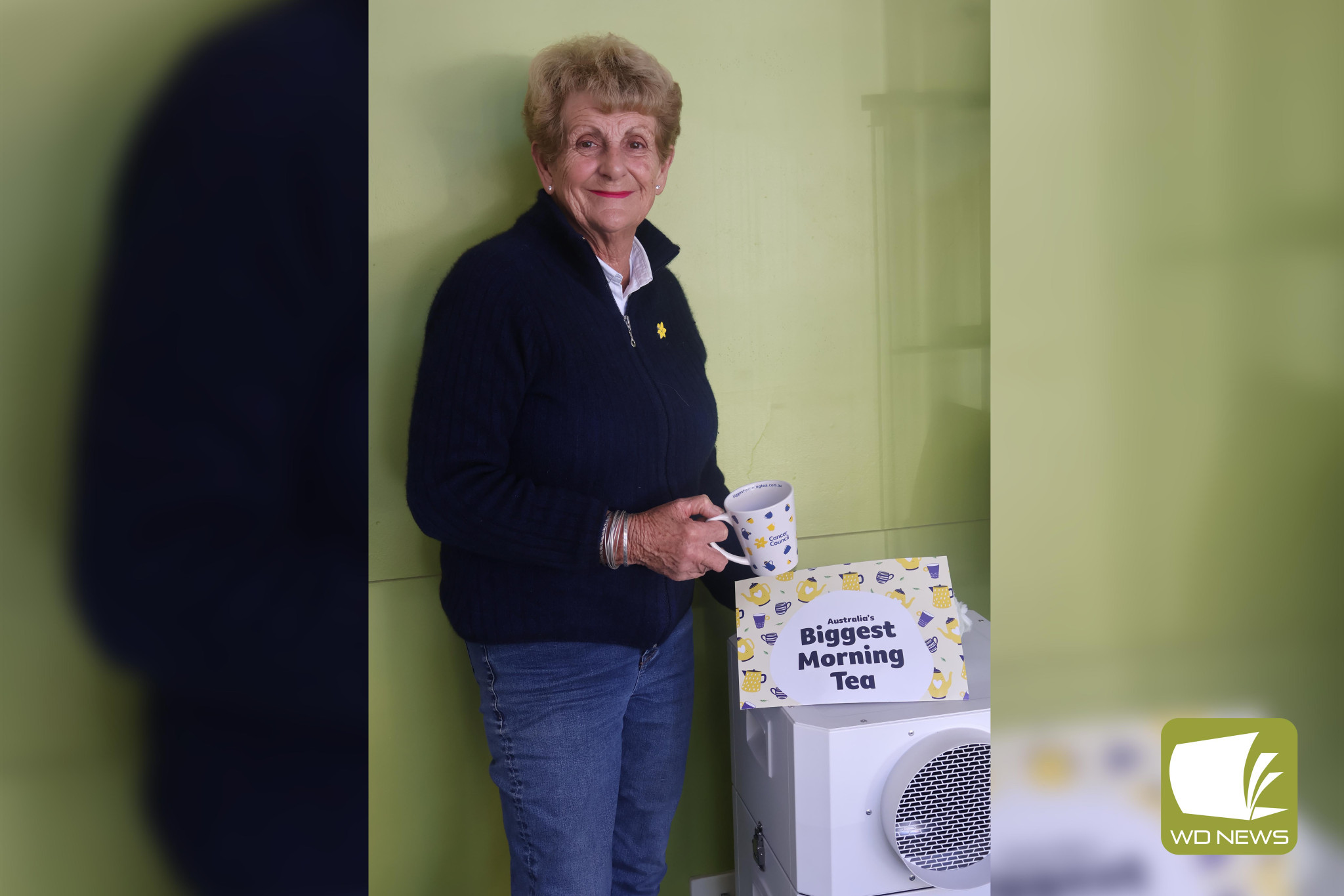 Little town, big morning tea: Sandy Gibson is inviting residents of Derrinallum and Lismore to bring friends and family out for a cuppa for a good cause.