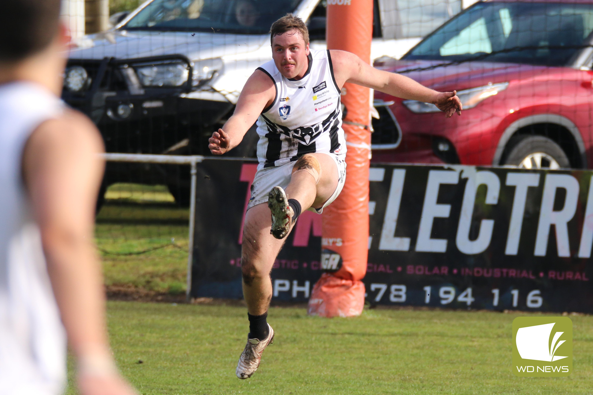Camperdown’s Luke O’Neil will enjoy his 100th game for the Magpies this weekend.