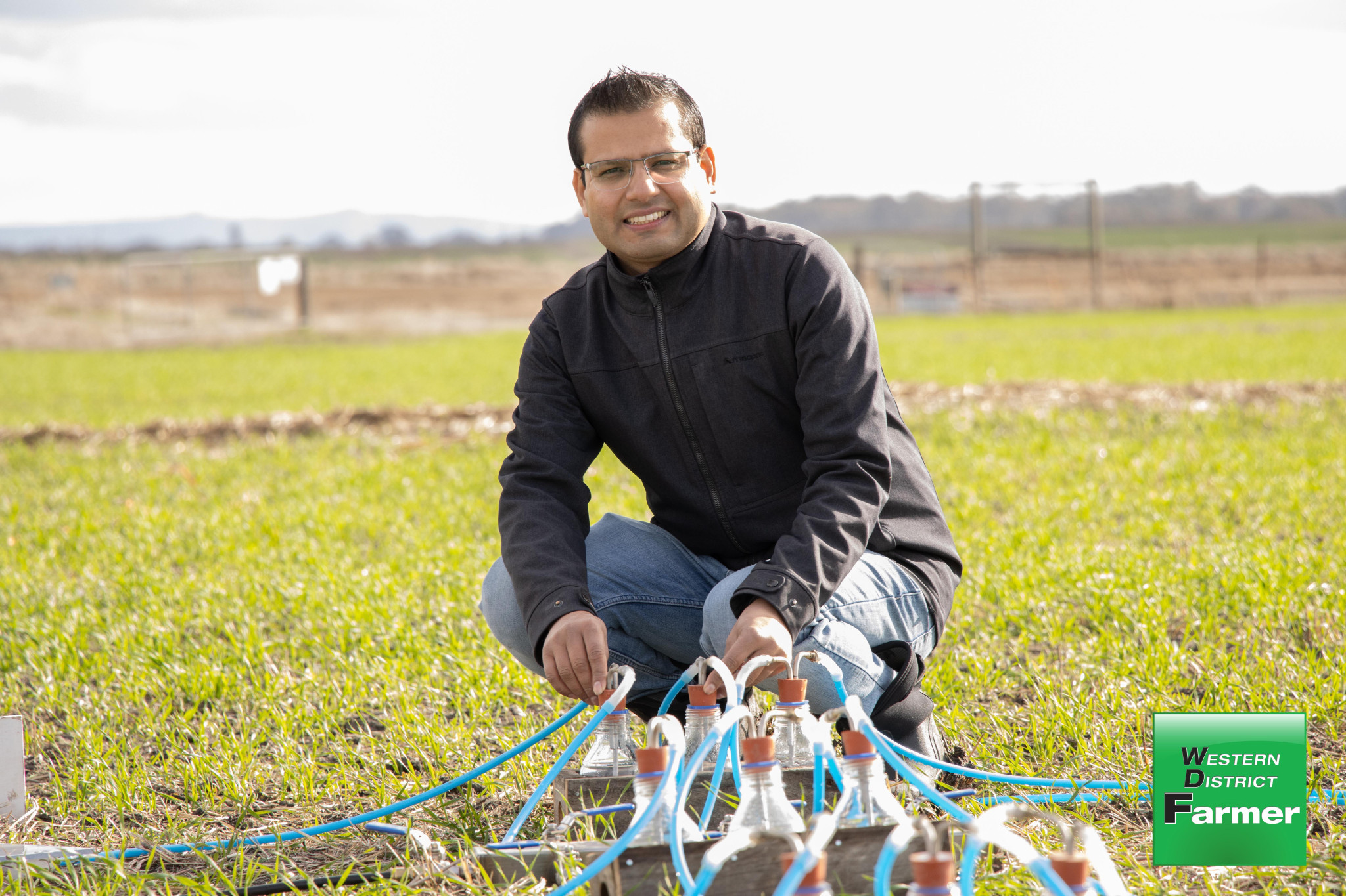 Agriculture Victoria research scientist Kamal Adhikari.