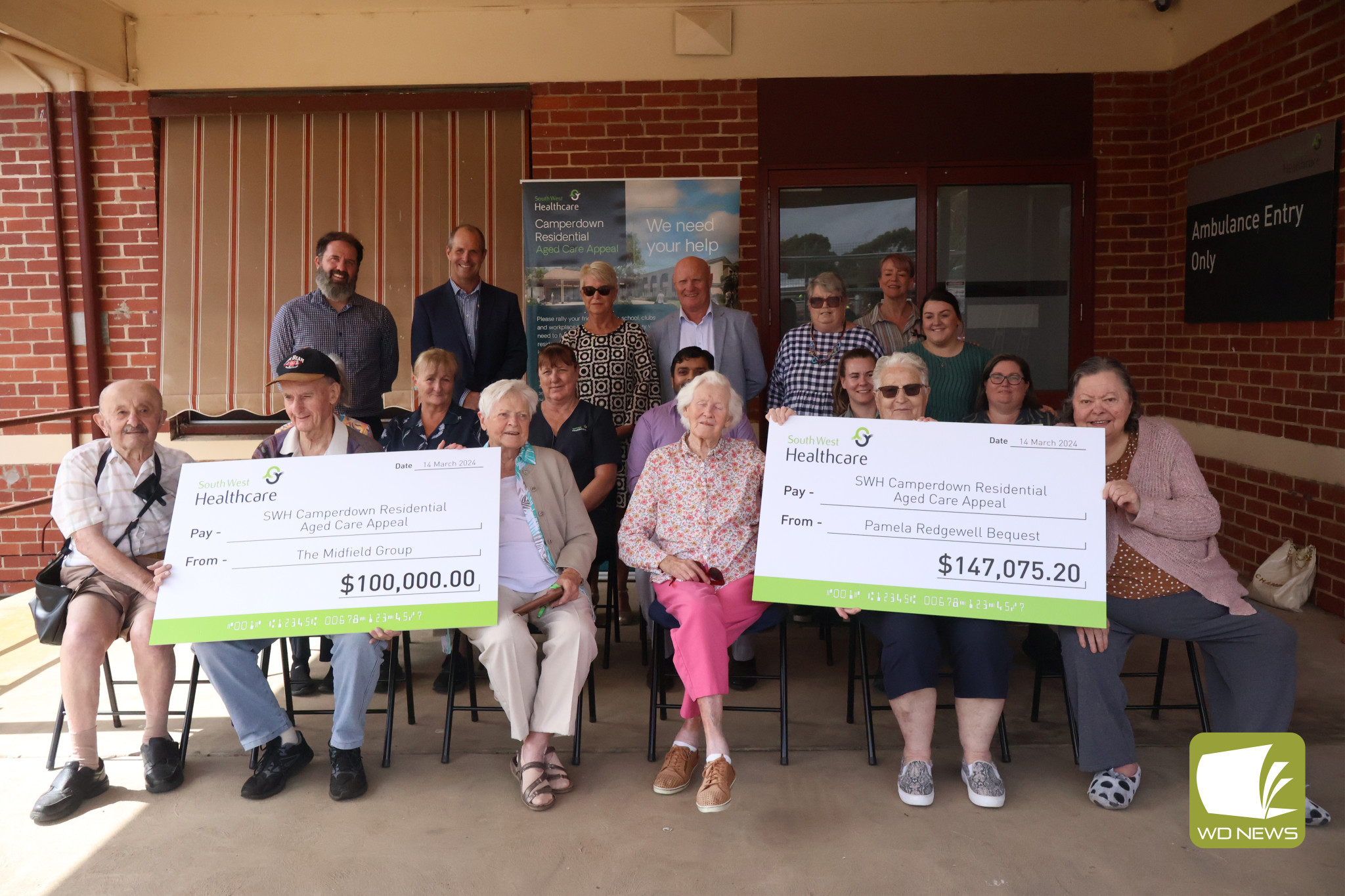 Supporting residents’ needs: Midfield Meats International donated a large sum of money to help furnish the new aged care facility.