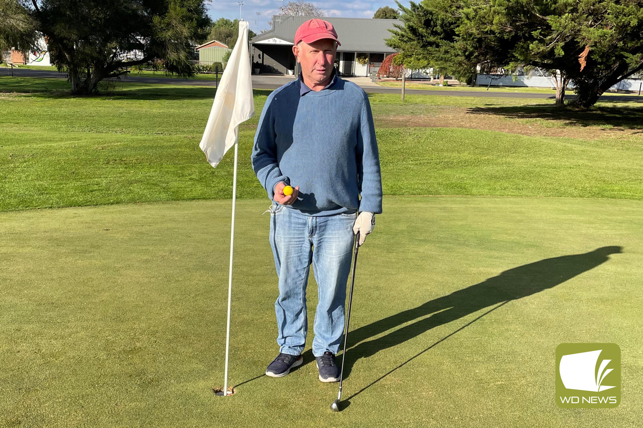 Tony McLennan got a Hole in One in Mortlake on Sunday, taking home a $500 sponsors prize.