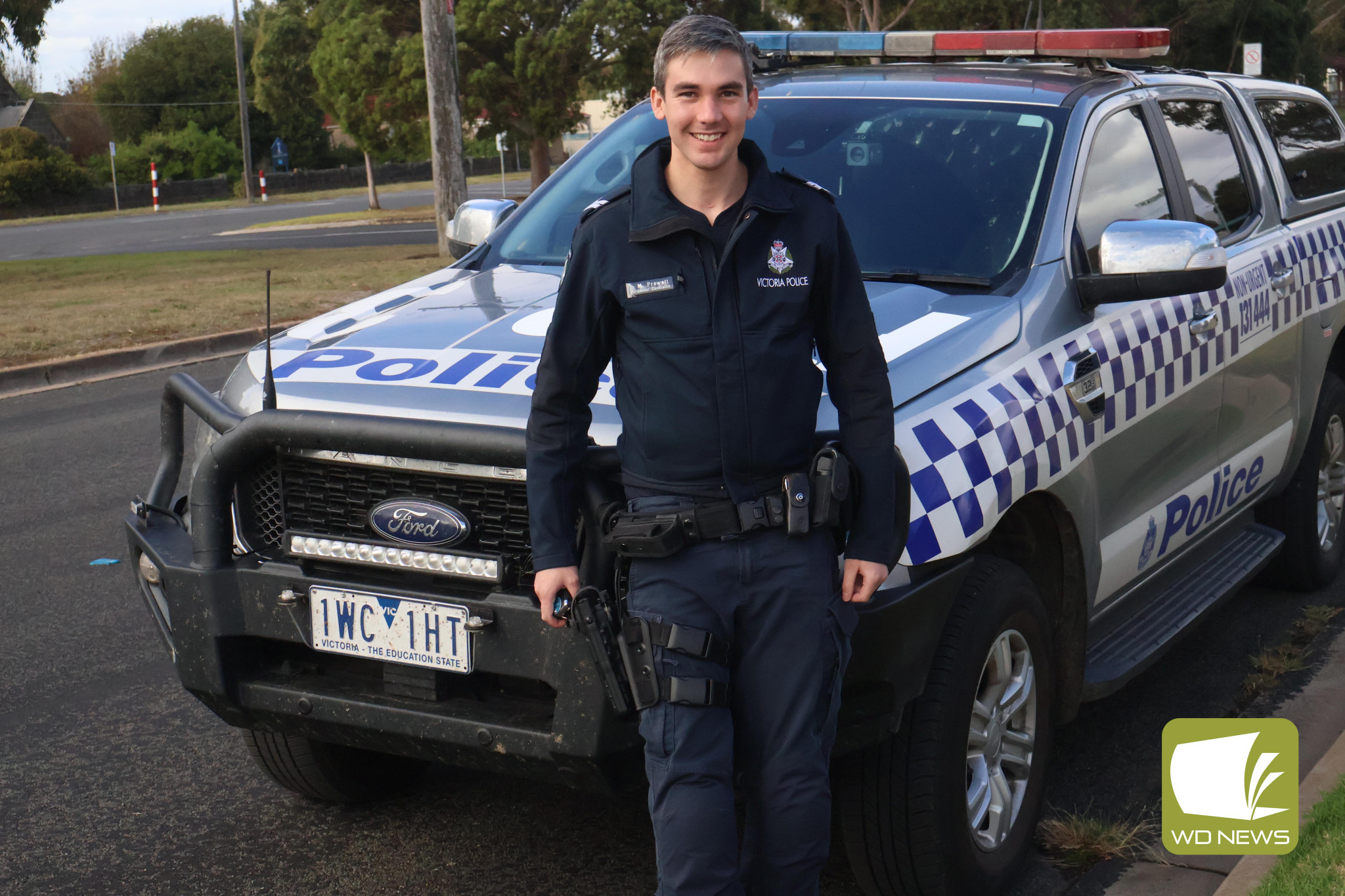 New officer in town: Lismore has recently welcomed Senior Constable Mitch Prewett into its community.