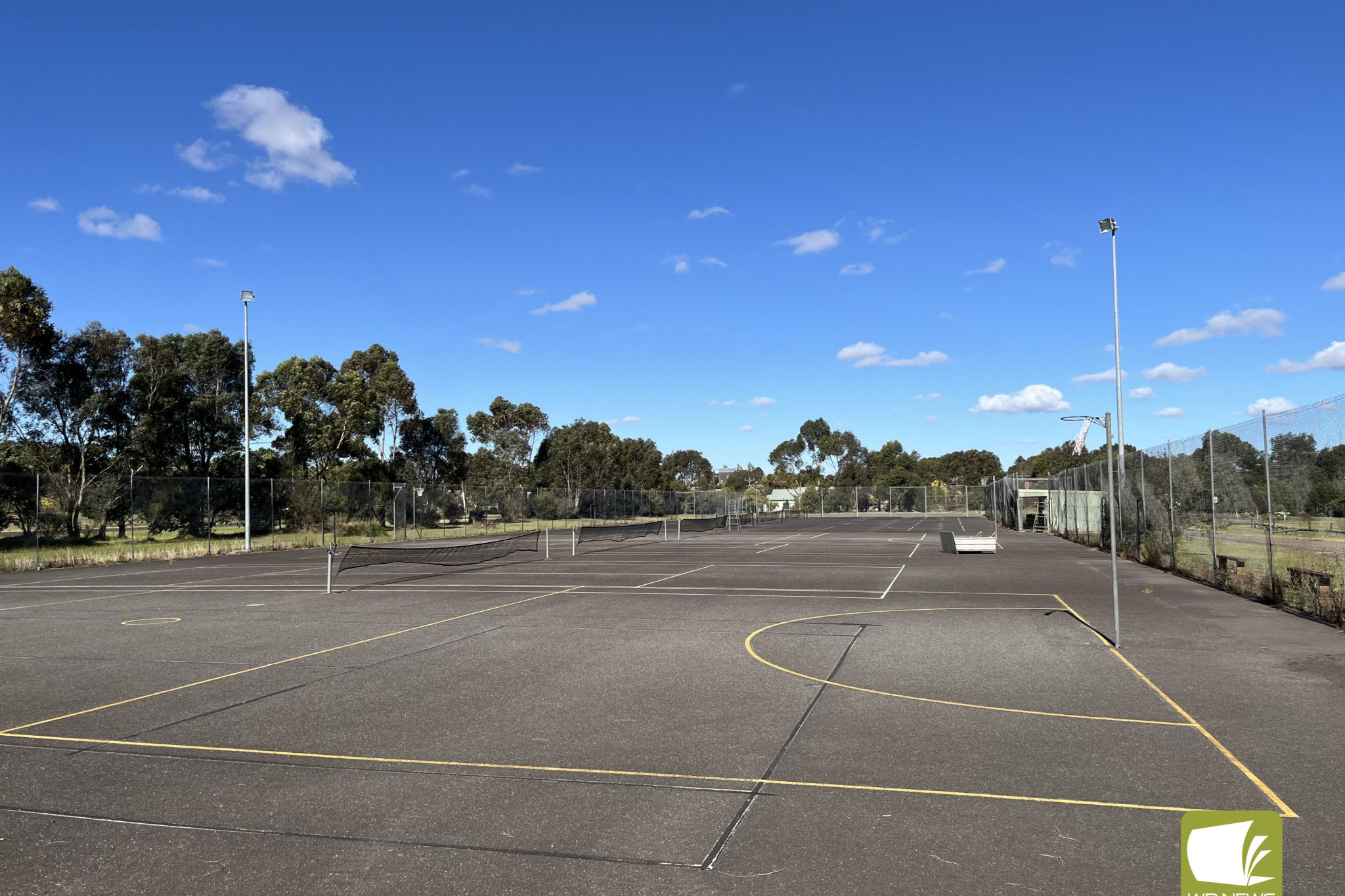 Works to start: Works to resurface two courts at Wilson’s DC Farran Oval will soon begin, bringing the courts in line with modern standards and beginning the first stage of a major revitalisation project planned for the area.