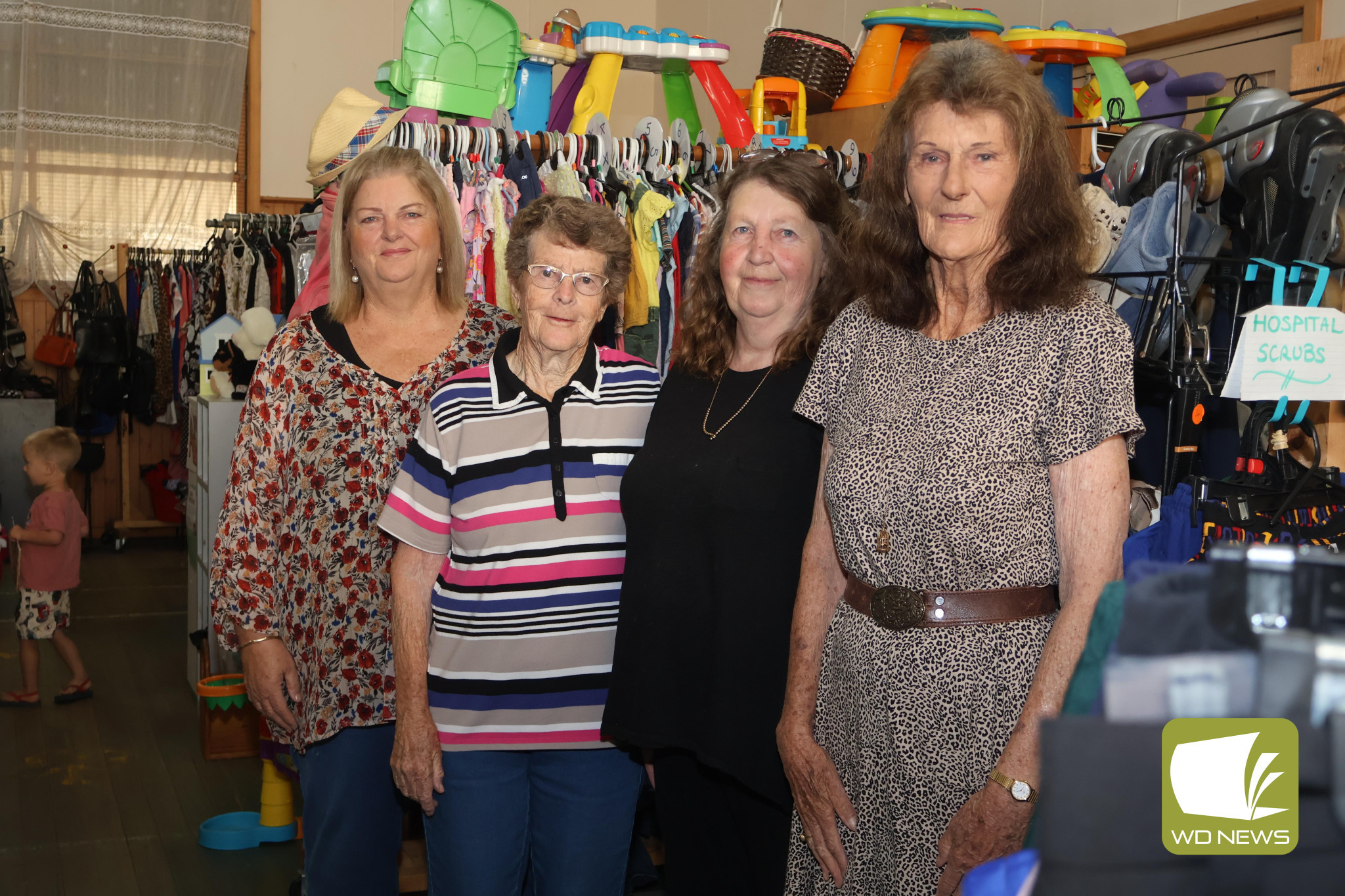 Milestone: The Terang Community Op Shop has reached a new milestone with $900,000 donated back to the community. Pictured are volunteers Christine Kenna (from left), Barbra Cunningham, Andrea Balcombe and Marg O’Brien.