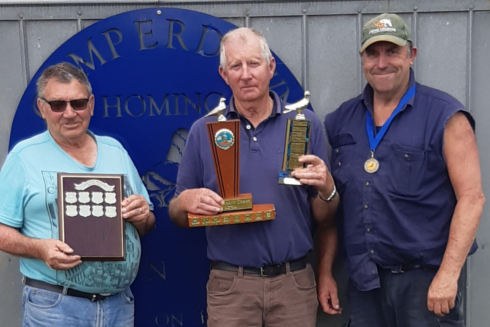 Graeme, Rex and Mark were thrilled to take out awards at the Camperdown Pigeon Club presentation day.
