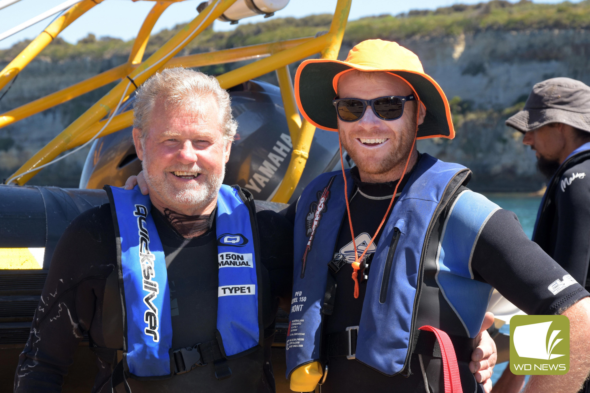 Honour: Ross and Andrew Powell, who died trying to rescue a person in strong surf in 2019 were recognised with a Governor General’s Australian Bravery Award last week.