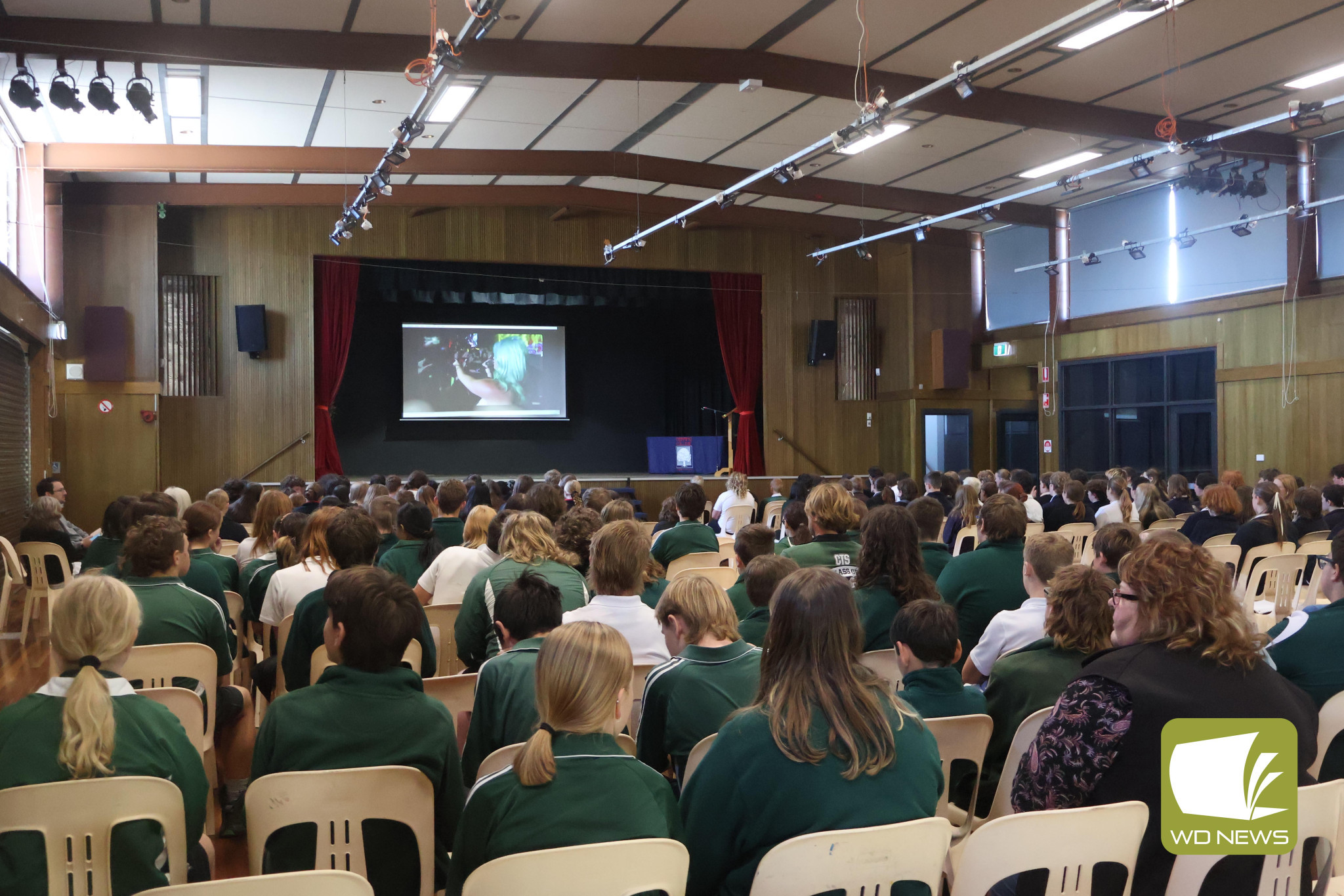 Embrace yourself: Students from Terang College, Mortlake College and Cobden Technical School united on the one campus last week to watch a documentary directed by 2023 Australian of the Year Taryn Brumfitt. The film explores the topics of body positivity and self-esteem.