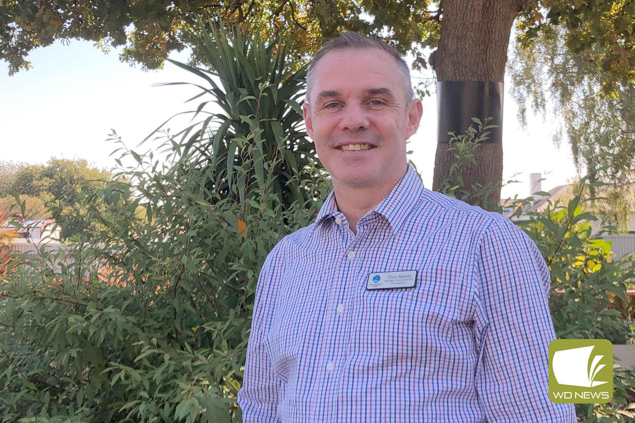Warm welcome: Corangamite Shire Council has welcomed Chris Asenjo as the new manager governance and civic support.