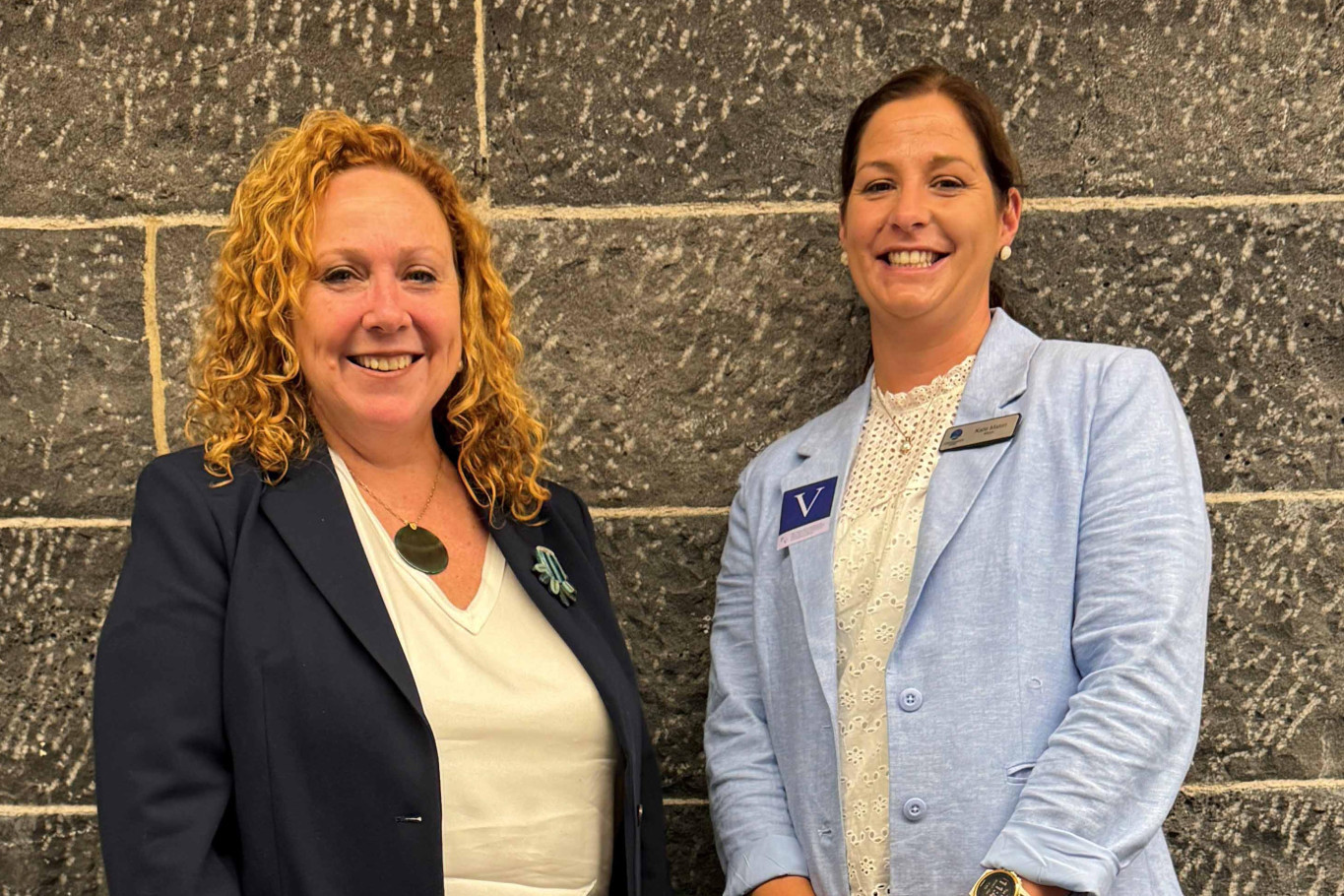 Pushing for change: Corangamite Shire mayor Kate Makin met with Minister for Local Government Melissa Horne in Melbourne last week.