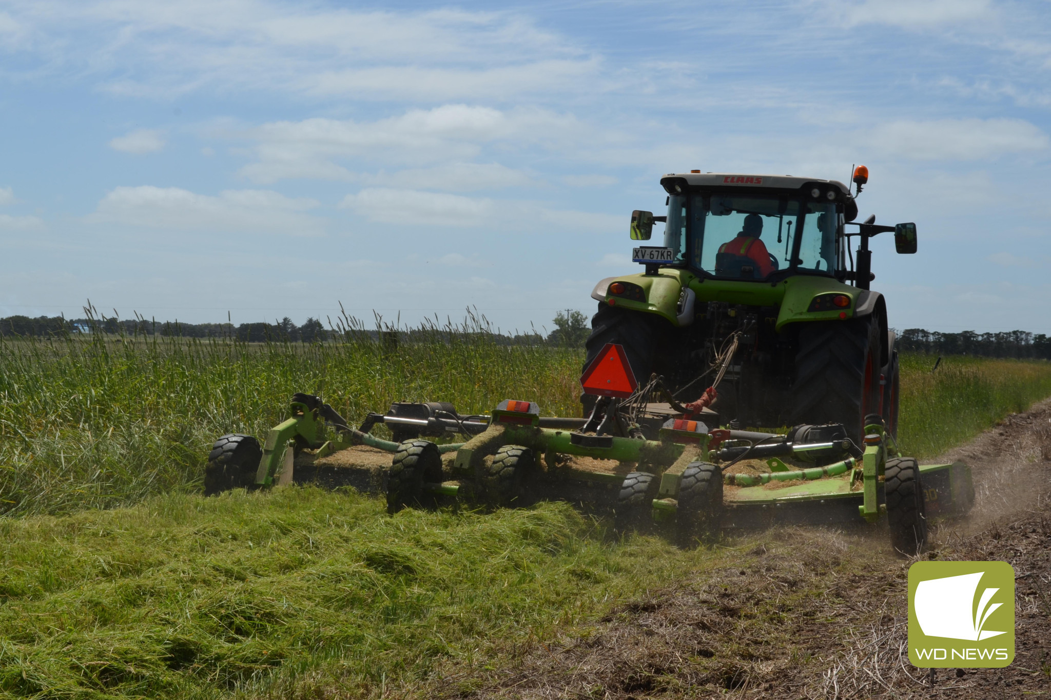 Keeping busy: Corangamite Shire’s annual roadside slashing and spraying program is well under way.