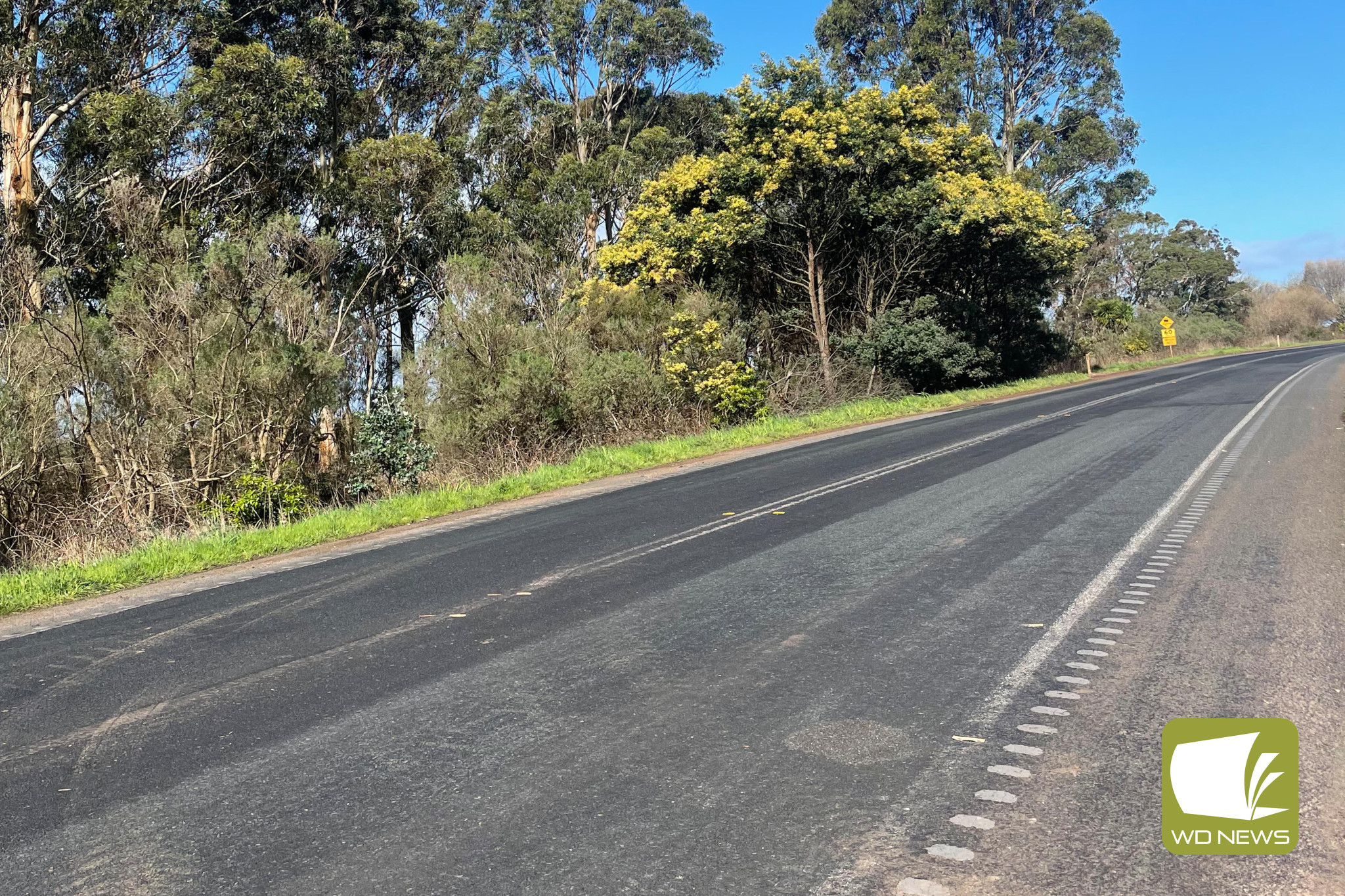 Road works: After 12 months of accidents and call for action, rehabilitation works were completed last Thursday near Simpson.