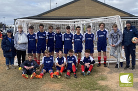 SWVFA Under 16 boys team (coach R Perry, manager T Lachlan)