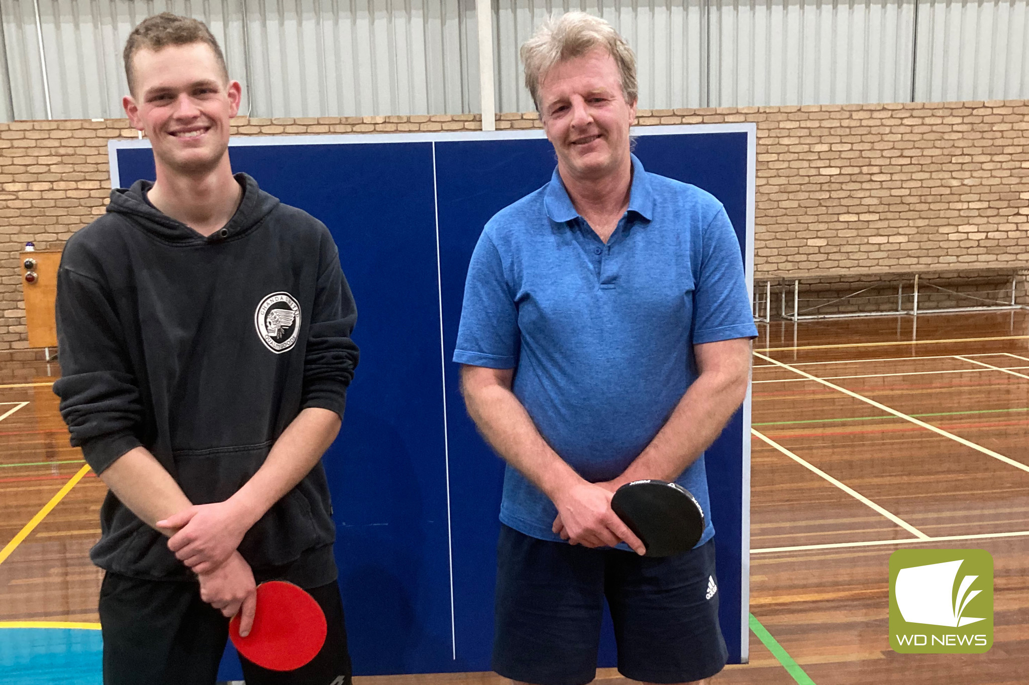 Callum McSween and Trevor McDowell after their final.