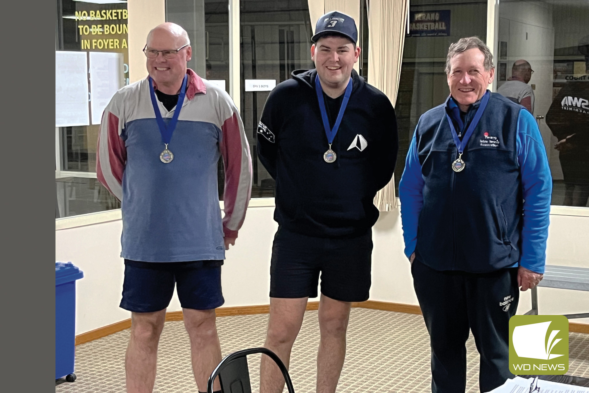 TIC 2025 Premiers Ian Rochfort, Tyler Smith and Colin Venn.