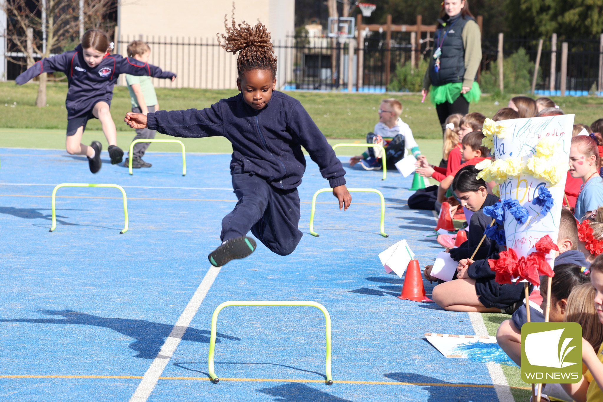 Gold: Terang College students celebrated their differences this week with their own version of the Olympic games, which paid homage to the international diversity among the school community.